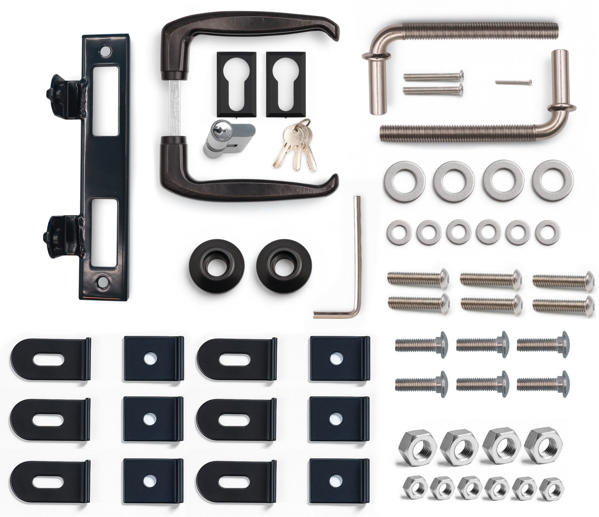 Fischer und Adamek Gartentor Gartentor BASIC Zauntor Gartenpforte, (Breite: 1000 Höhe: 800), inkl Schließzylinder, 3 Schlüssel