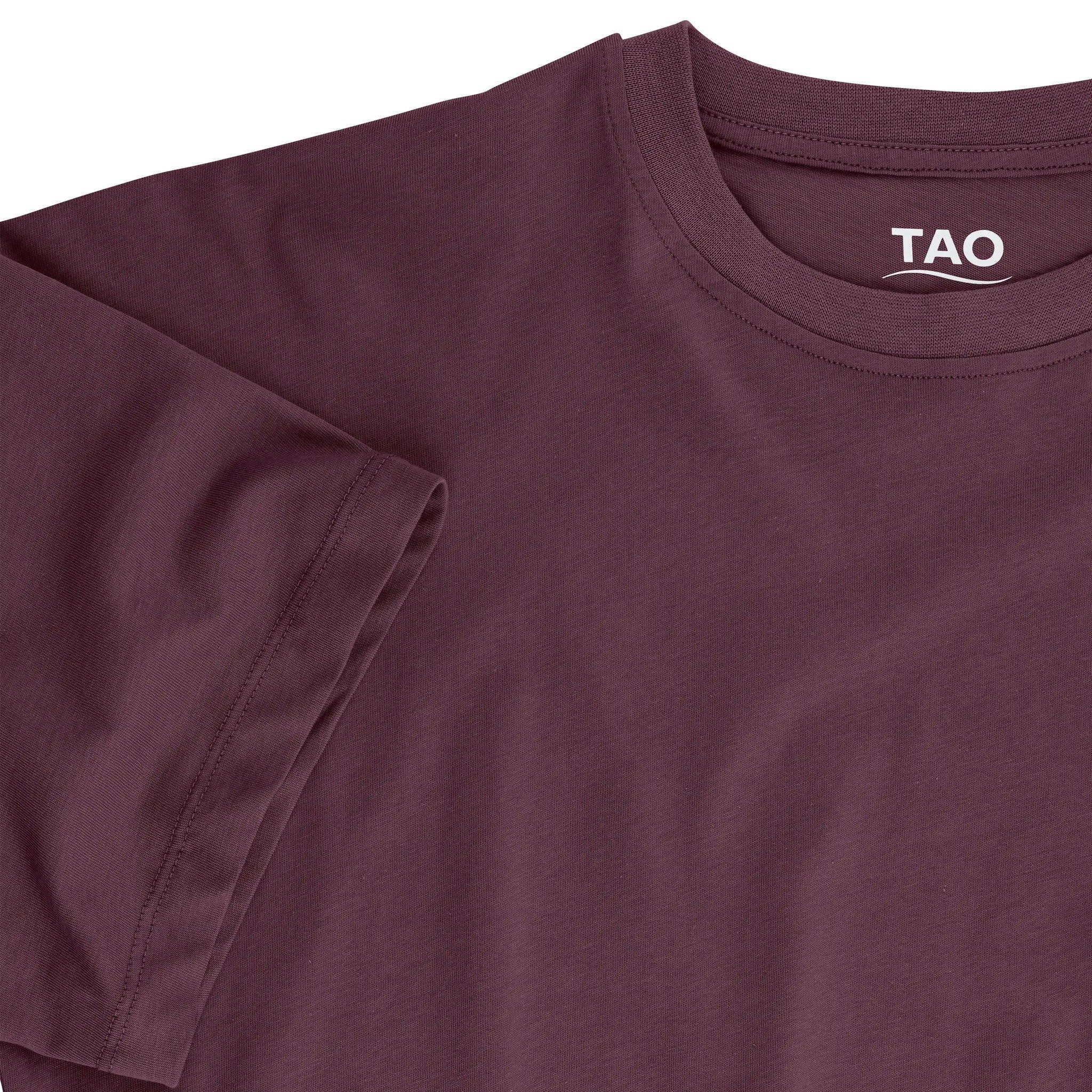 TAO Yoga & Relax Shirt FLEXY Shortcutted T-Shirt Oversized Optimal für Yoga, Pilates, Fitness und Freizeit