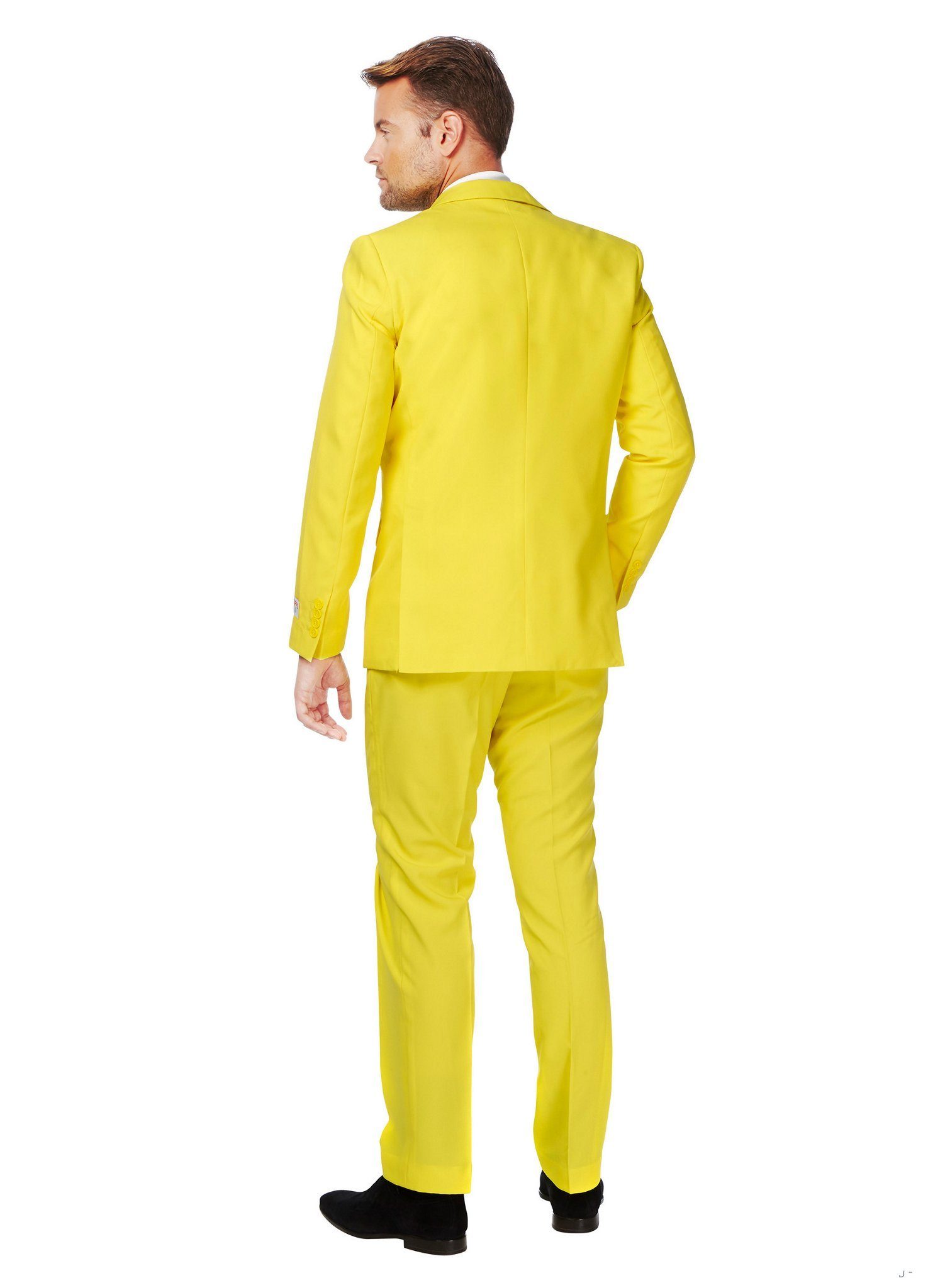Opposuits Anzug Yellow Fellow Kostüm Partyanzug - Für Karneval Ausgefallene Anzüge für coole Männer