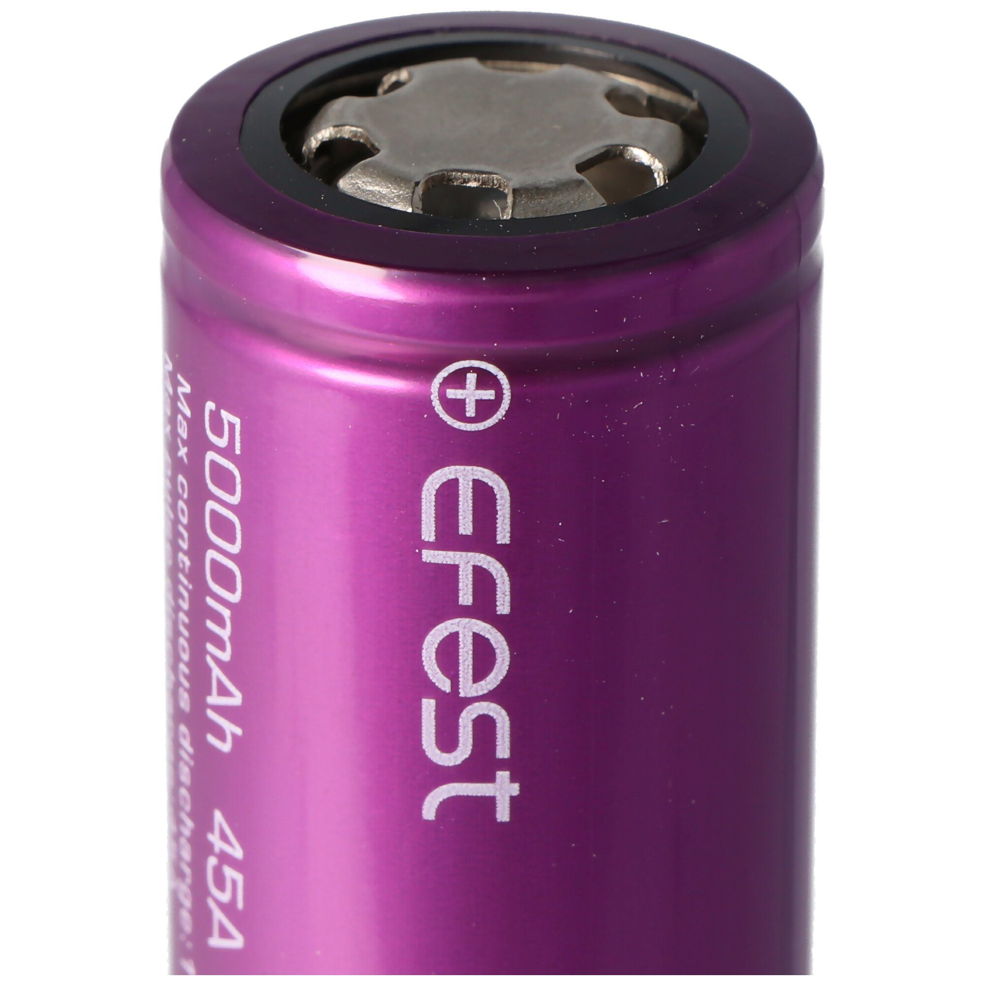 mAh EFEST 3,6V Efest 5000 Li-Ion-Akku 3,7V Akku Purple (3,6 5000mAh, ungeschützt 26 V) IMR26650 -