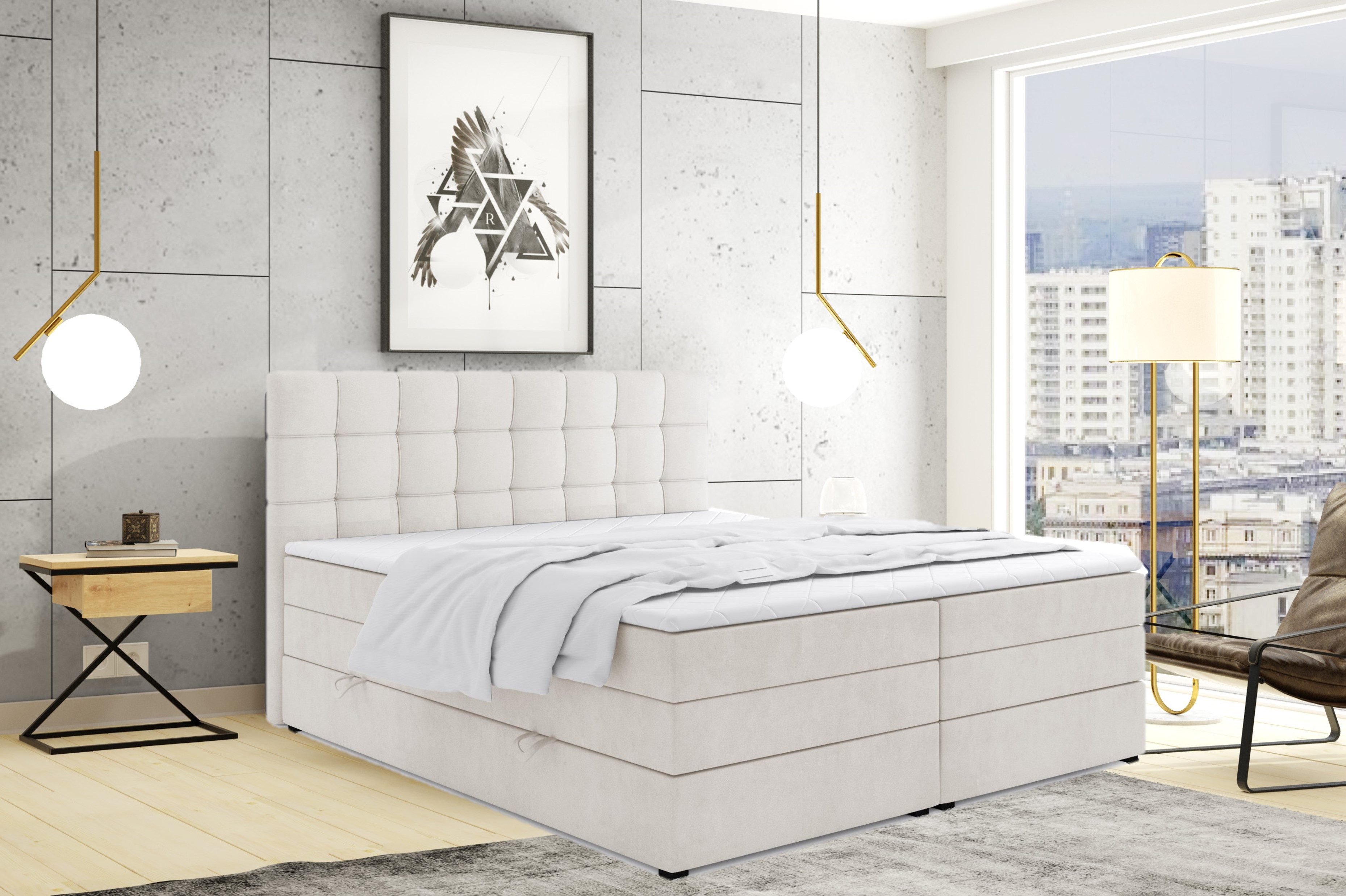 Labett Boxspringbett mit Bettkasten Doppelmatratze & günstig online kaufen