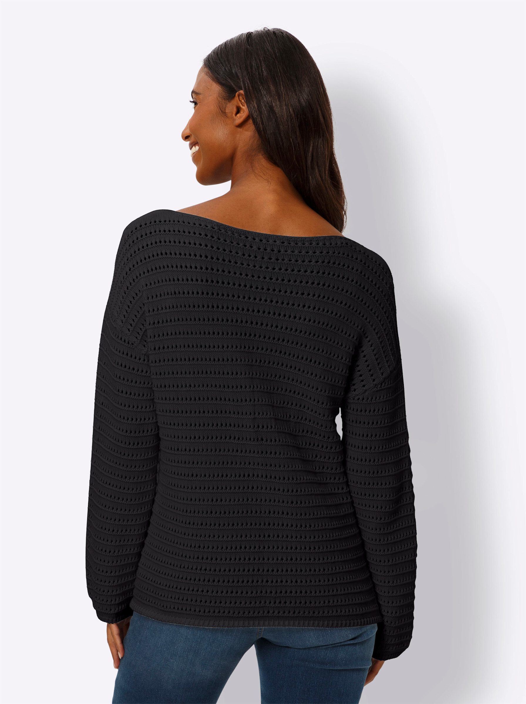 heine Strickpullover Ajourpullover günstig online kaufen