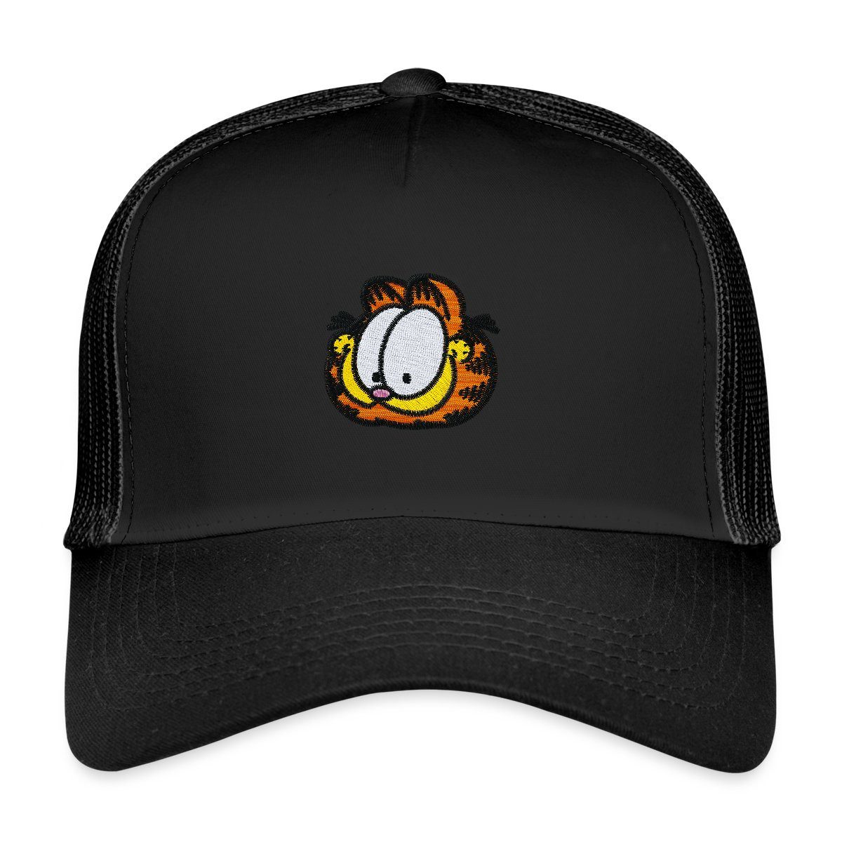 Trucker Cap Garfield Als Stick-Design Trucker Cap