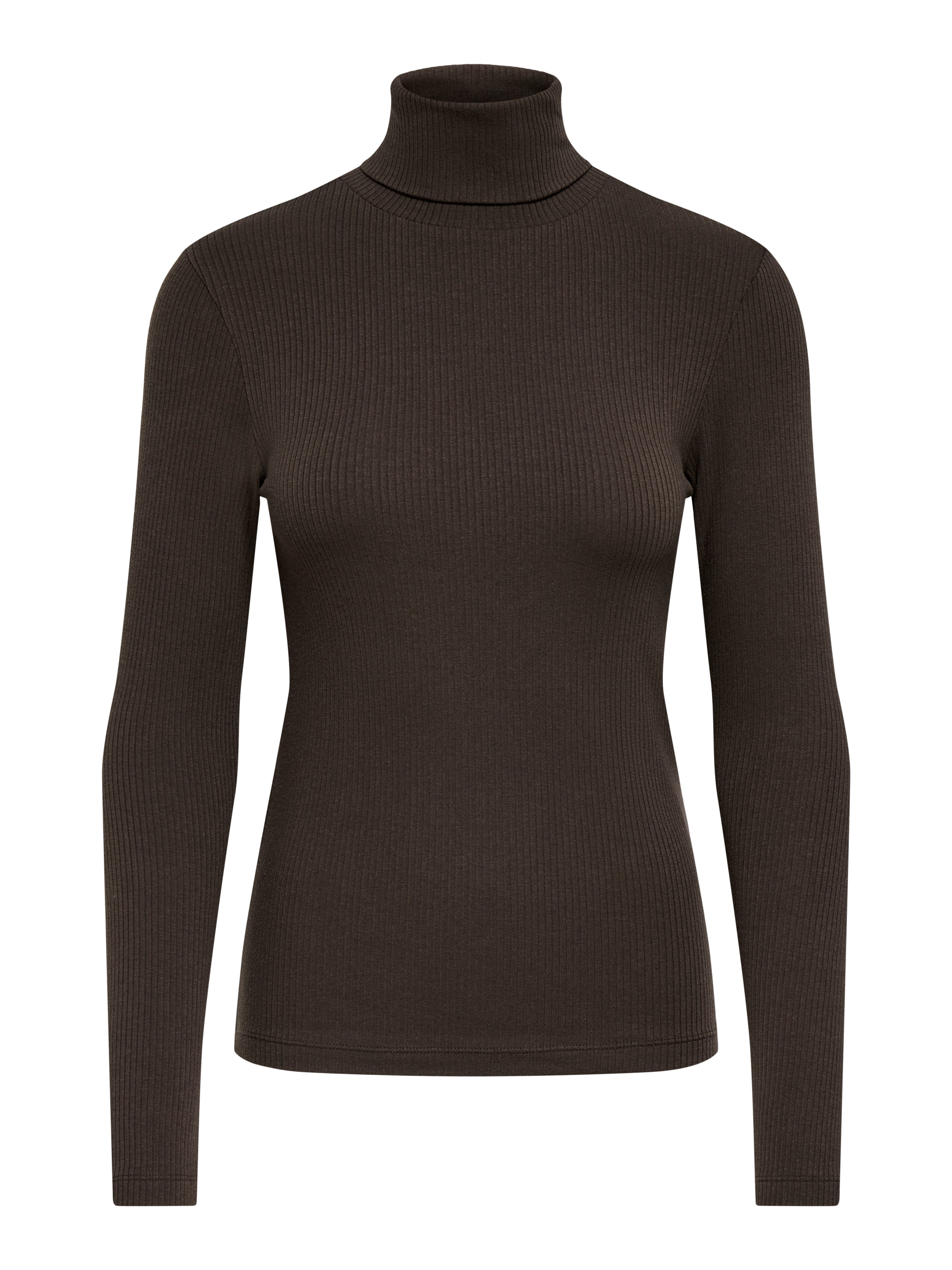 JDY Rollkragenshirt JDYRENO LS HIGHNECK TOP JRS DIA Baumwollmischung