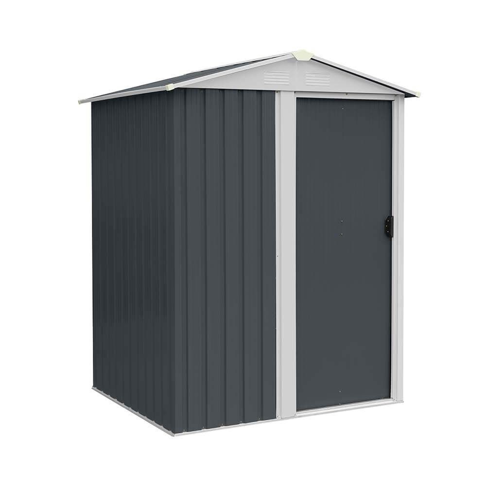 HOME DELUXE Gerätehaus Geräteschuppen BOHIO - S, BxT: 151x131 cm, 1,8 m³ Gartenhaus, verzinktes Stahlblech 2 Belüftungsöffnungen