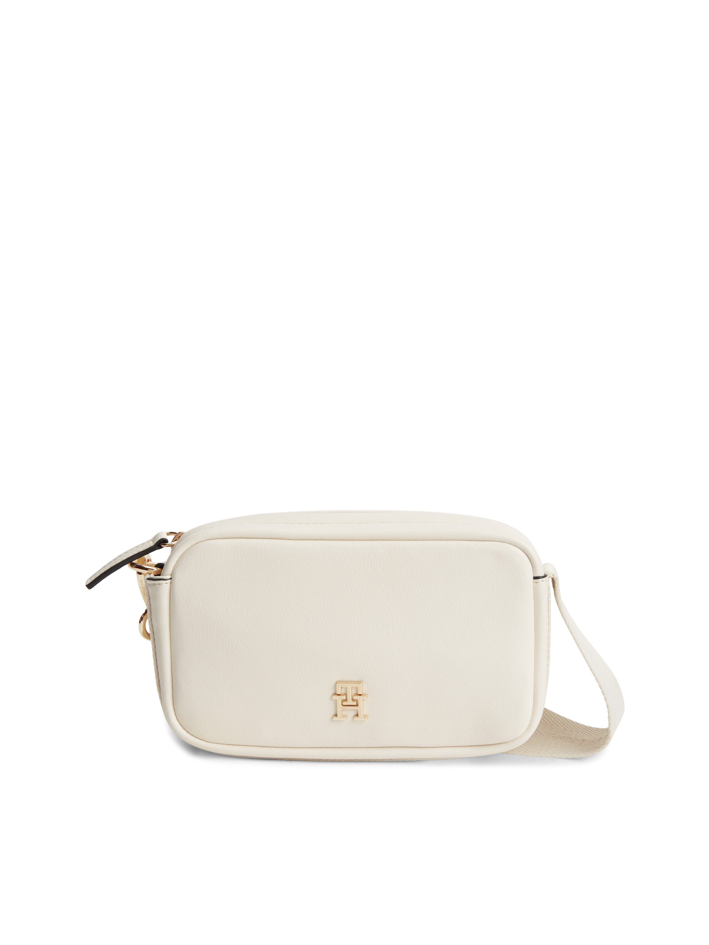 Tommy Hilfiger Umhängetasche TH LOGOTAPE CAMERA BAG, Damen Handtasche, Schultertasche mit TH-Schmuckelement
