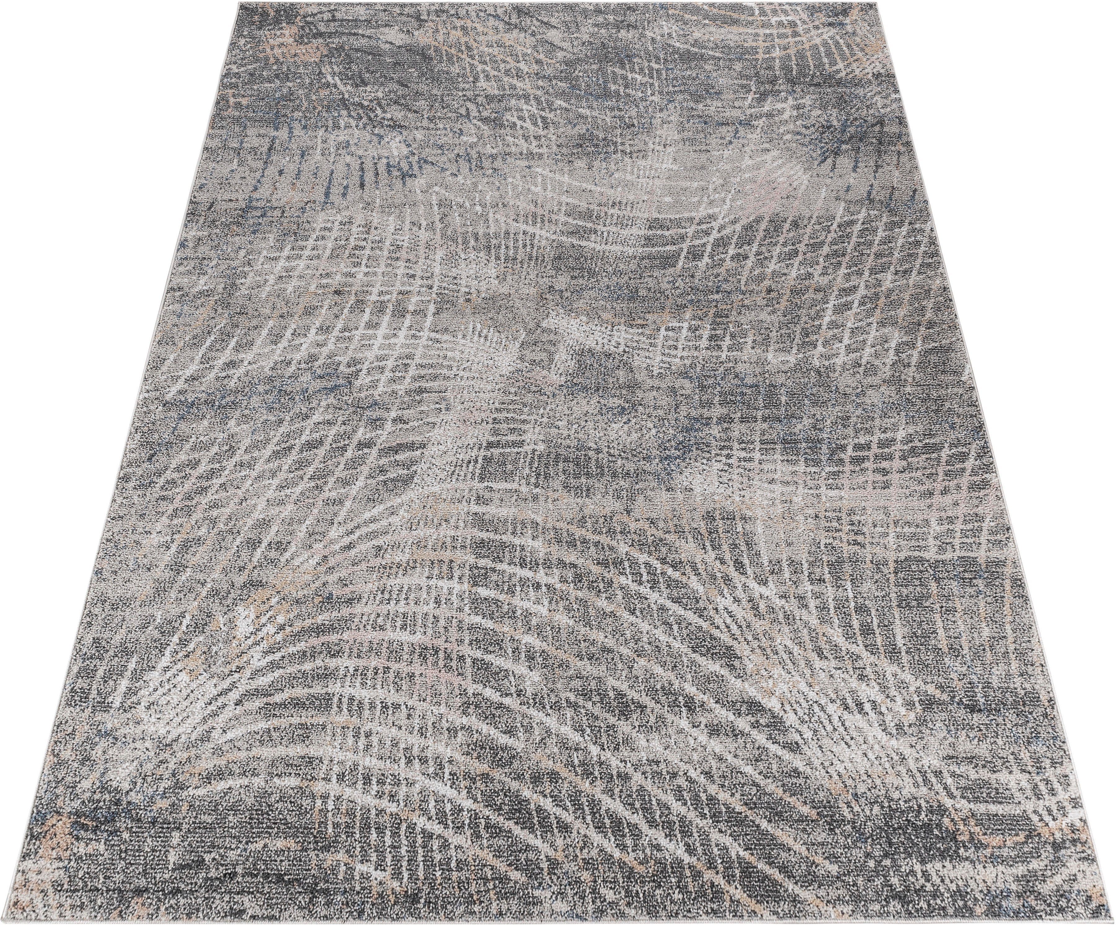 Teppich Scottsdale, Timbers, rechteckig, Höhe: 11 mm, Vintage, Kurzflorteppich, Wohnzimmer