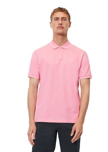 Marc O'Polo Poloshirt Polo shirt, short sleeve, slits at side, embroidery on chest mit Logostickerei easter pink | Rundhalsshirts
