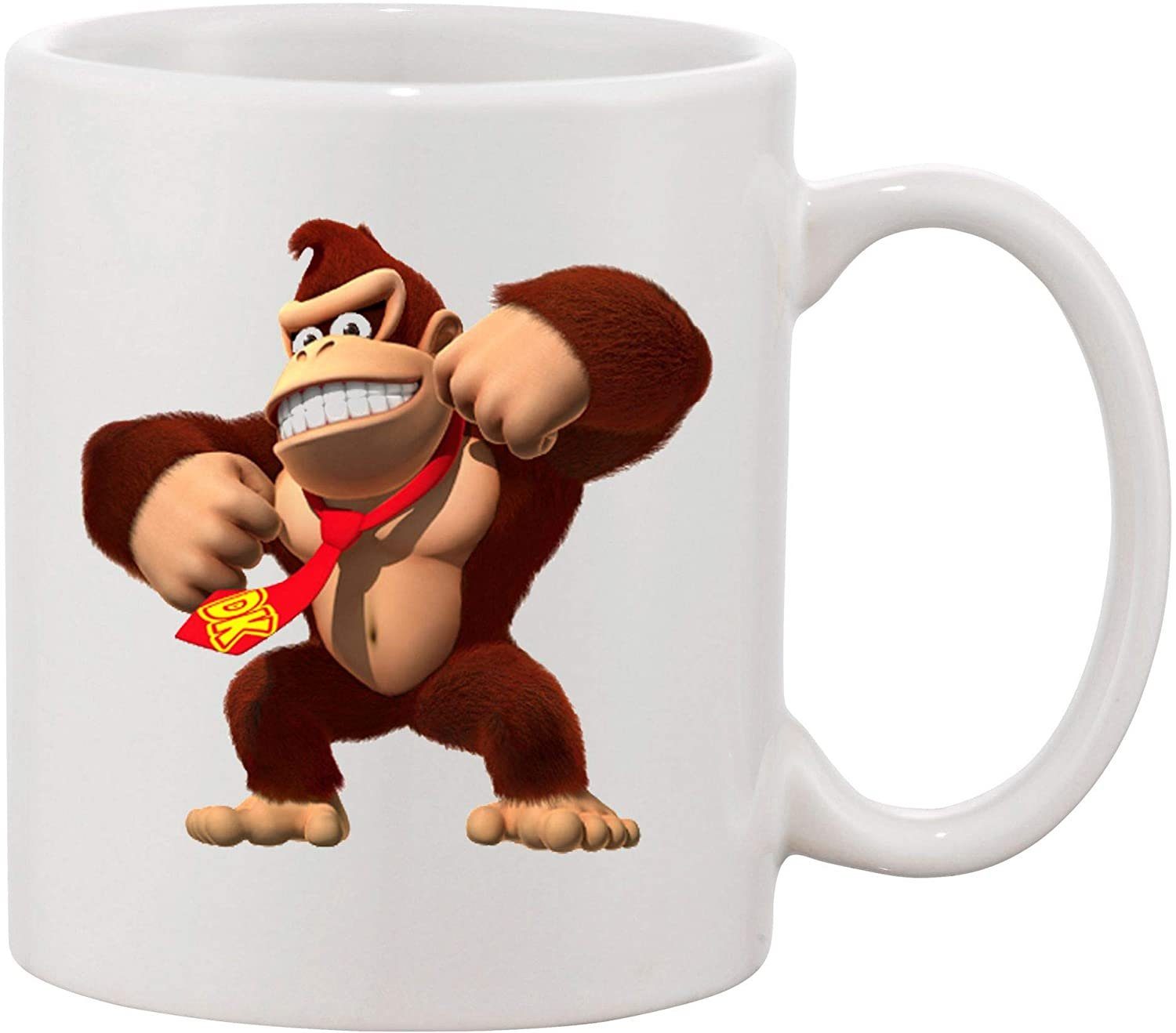 Youth Designz Tasse Donkey Kong Kaffeetasse Geschenk mit trendigem Logo Print, Keramik | Weißweingläser