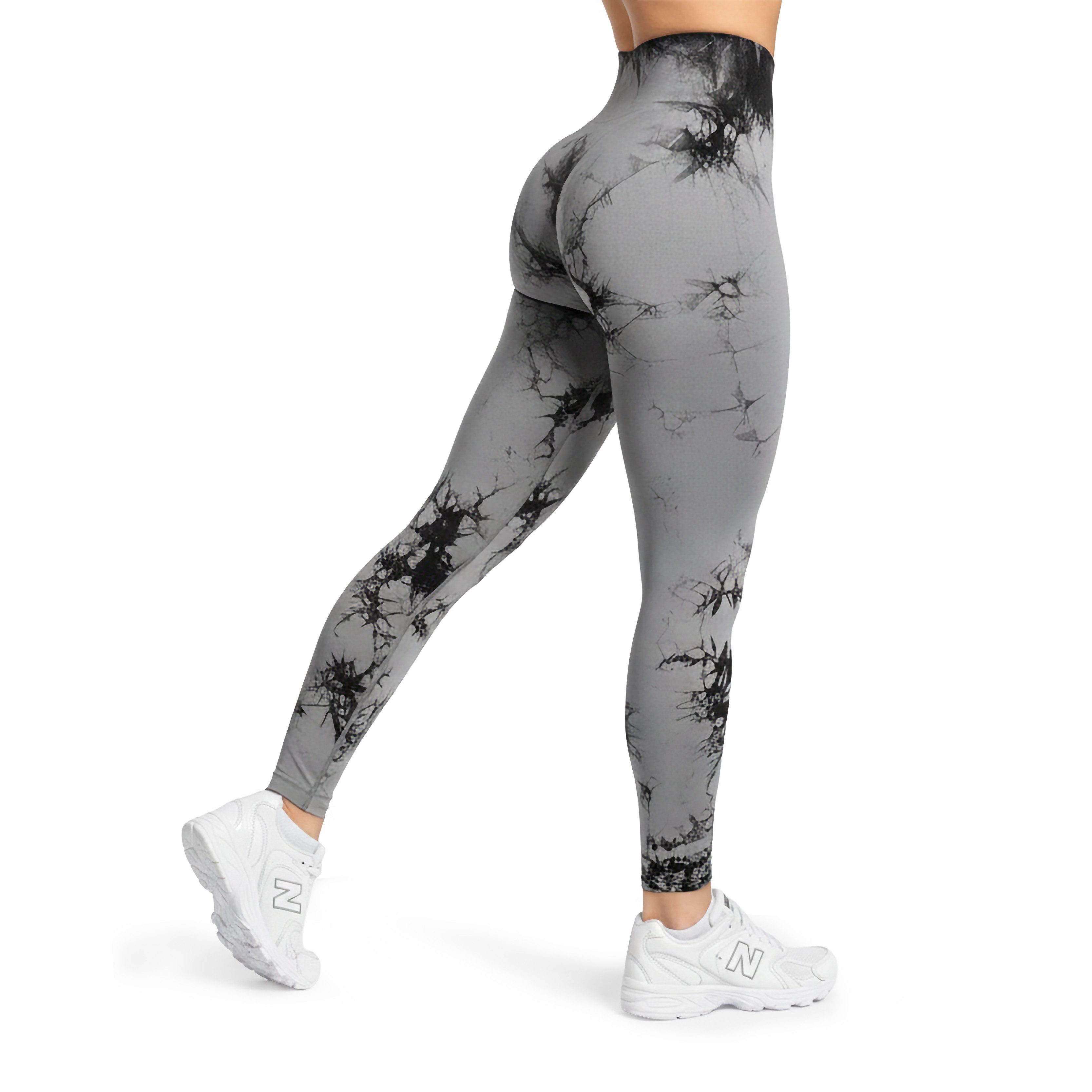 Smilodox Leggings Becci, Seamless High Waist Scrunch Sporthose, Batik-Effek günstig online kaufen