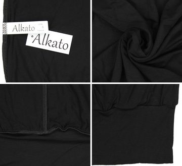 Alkato Longshirt Alkato Damen Viskose Shirt 3/4 Arm Longshirt Top