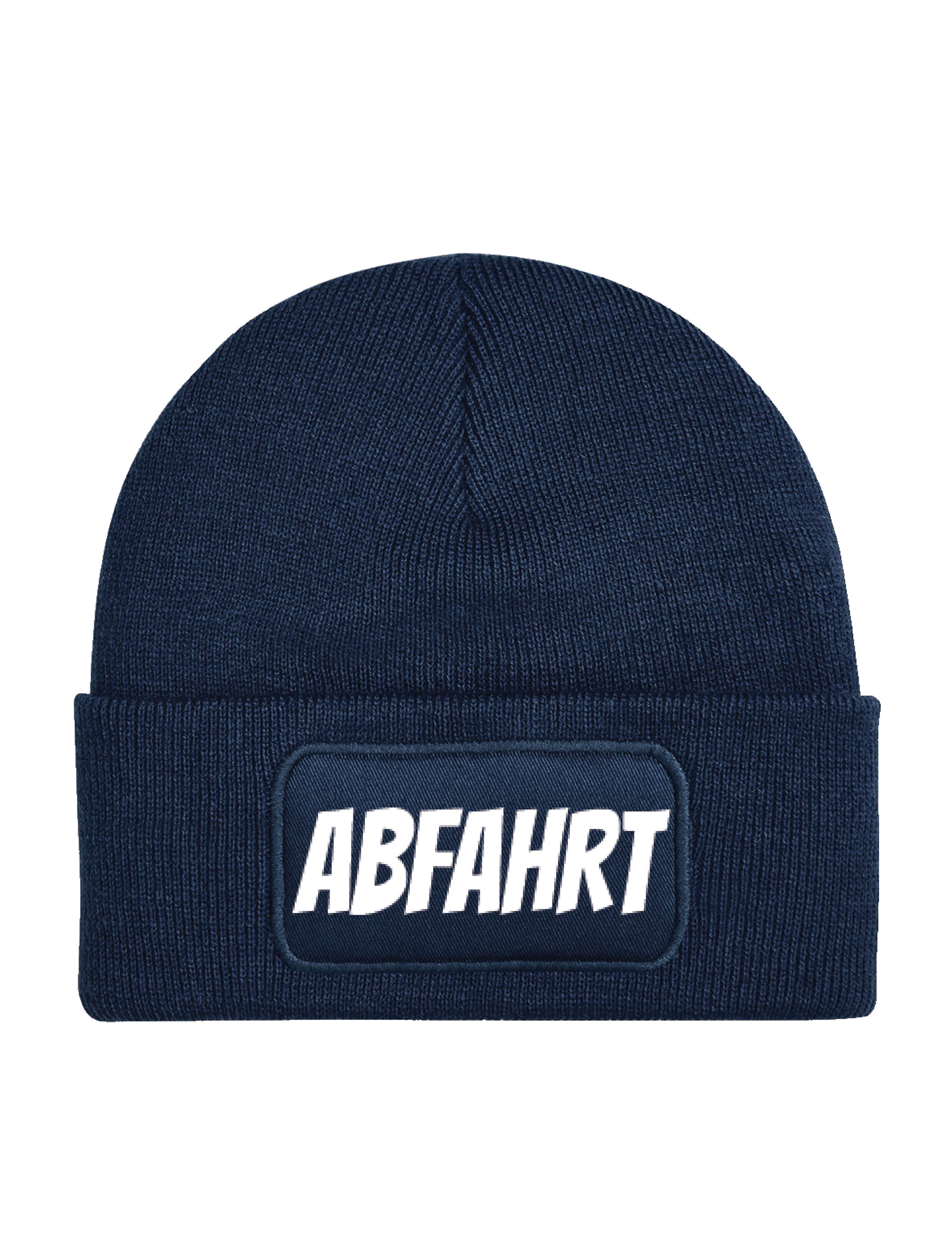 Beanie Unisex "Abfahrt" Beanie Mütze für Damen & Herren Geschenk Statement
