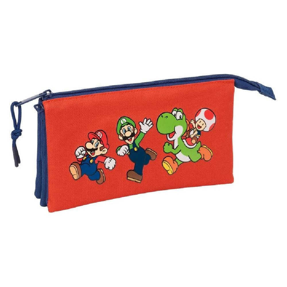 safta Federmäppchen Super Mario Bros Mamma Mia triple Federmappe