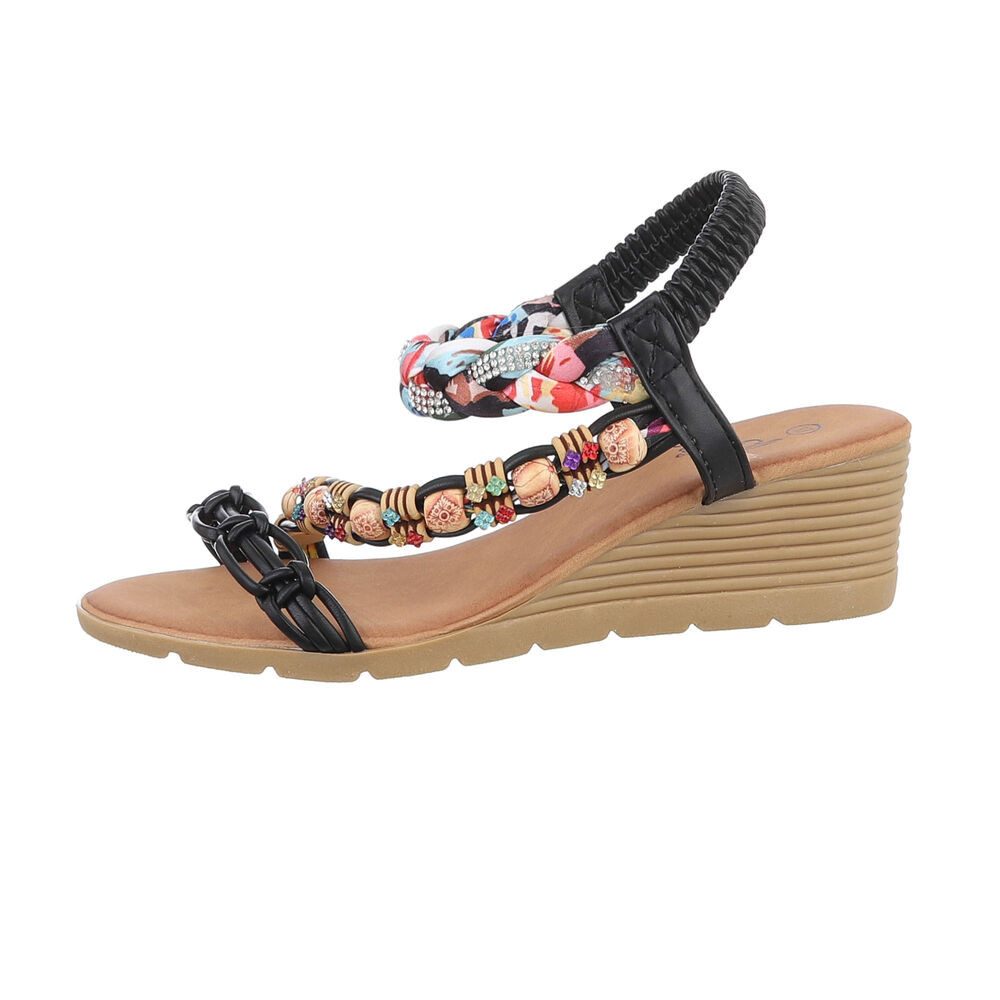 Damen Freizeit Keilsandalette