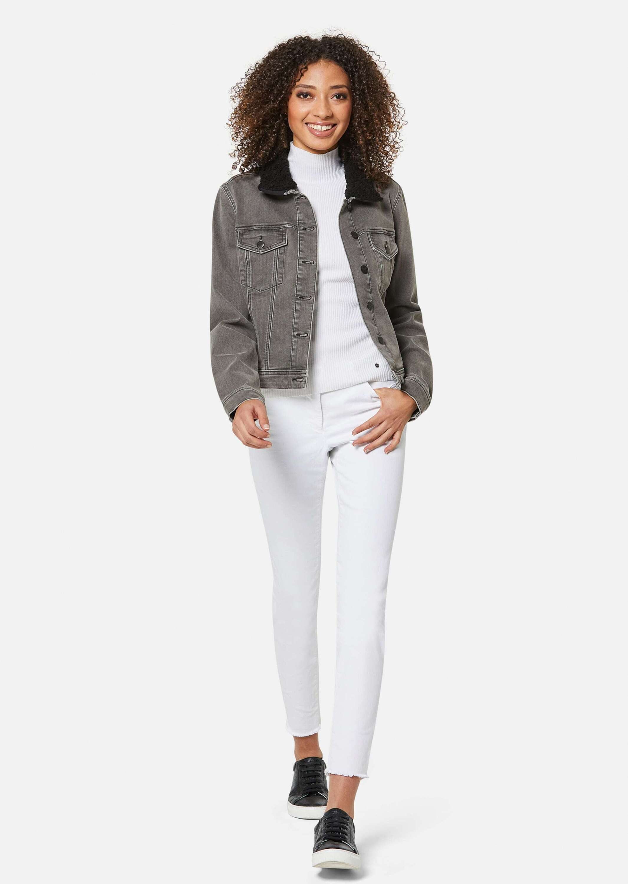 MADELEINE Jeansjacke Jeansjacke mit Teddykragen günstig online kaufen