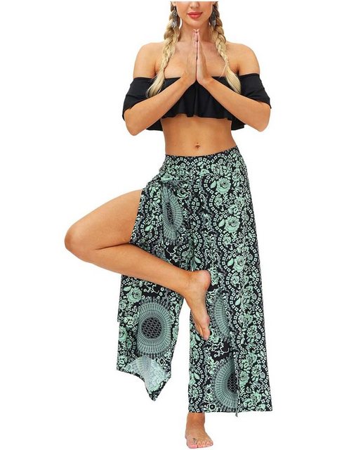 KIKI Yogahose Frauenhosen Damen Komfortable Hose mit Weitem Bein Hosen Yoga günstig online kaufen