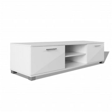 vidaXL TV-Schrank TV-Schrank Hochglanz-Weiß 12040,334,7 cm Lowboard