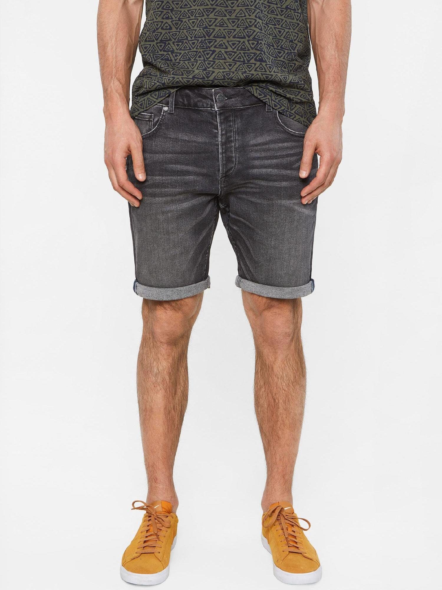 Fashion WE Schwarz (1-tlg) Shorts