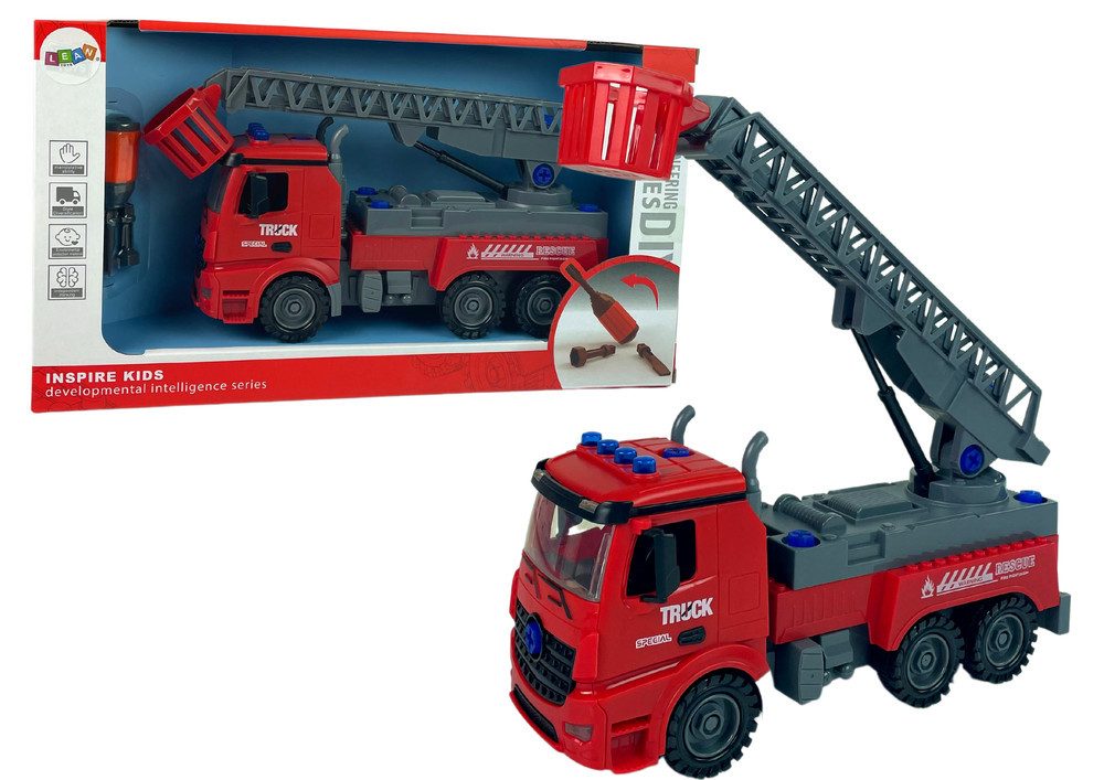 Kinder-Werkzeug-Set Schraubenzieher Feuerwache Heimwerkerspielzeug Feuerwehr Spielzeug