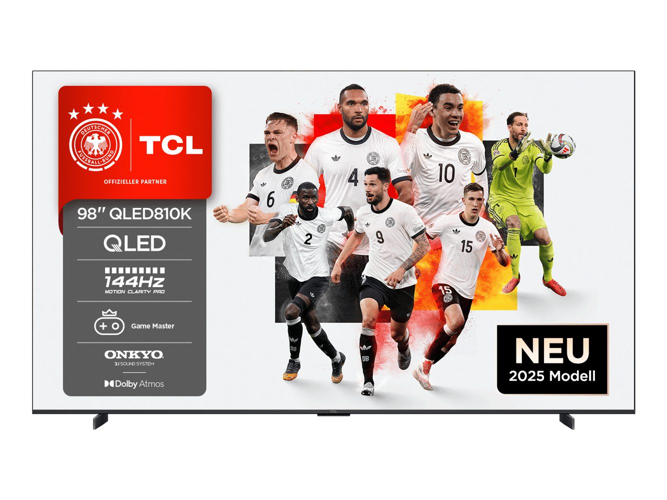 TCL 98QLED810K QLED-Fernseher (98 Zoll, 4K Ultra HD)