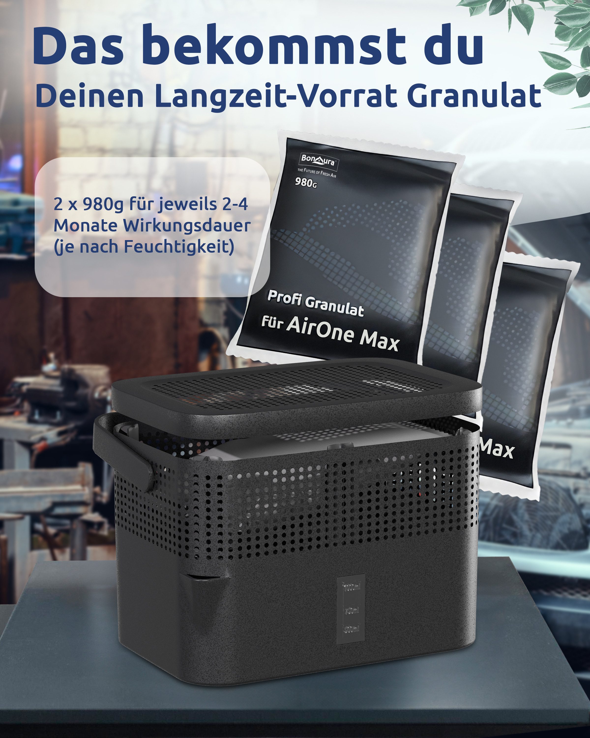 BonAura Luftentfeuchter-Nachfüllpack Entfeuchter Granulat im Vliesbeutel, günstig online kaufen