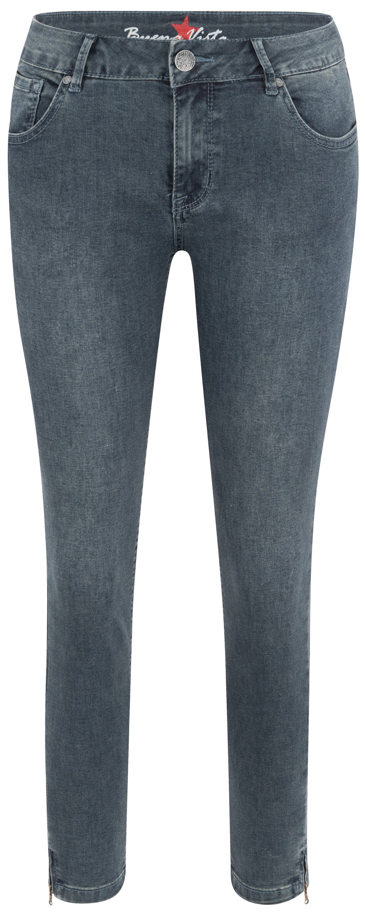 Stretch-Jeans Stretch blue 333.8216 ITALY 7/8 shadow Buena VISTA Vista B5311 BUENA - V 2210