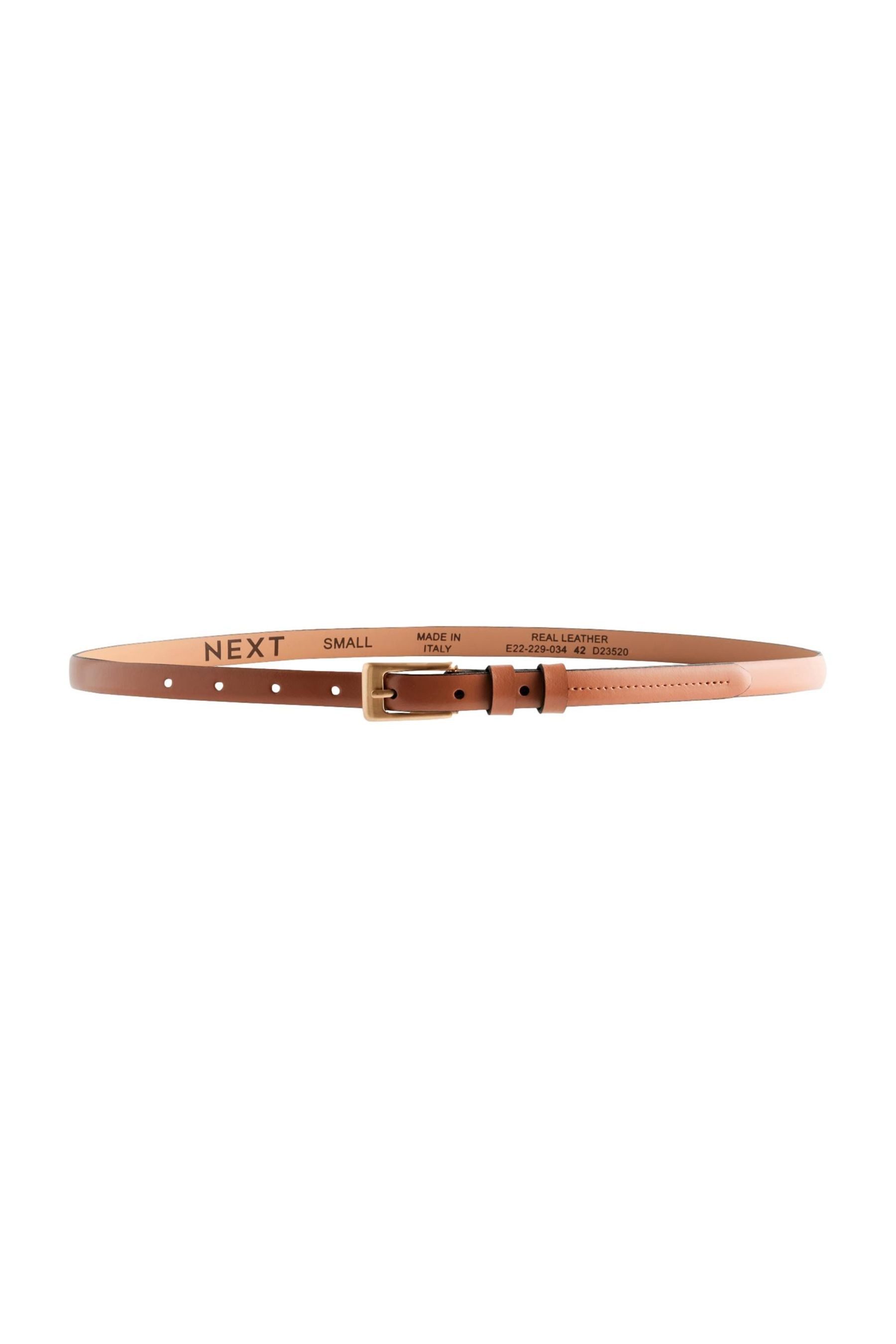 Next Ledergürtel Micro Skinny Gürtel aus günstig online kaufen