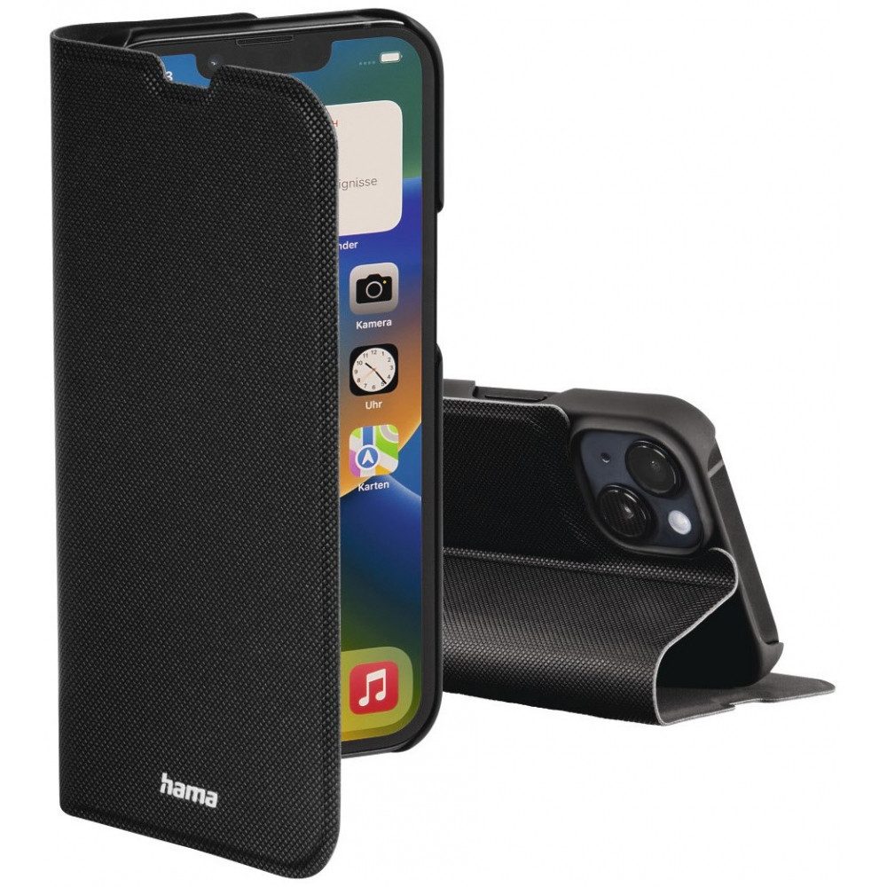 Hama Handyhülle Hama Booklet Slim Pro für iPhone 14 Plus schwarz