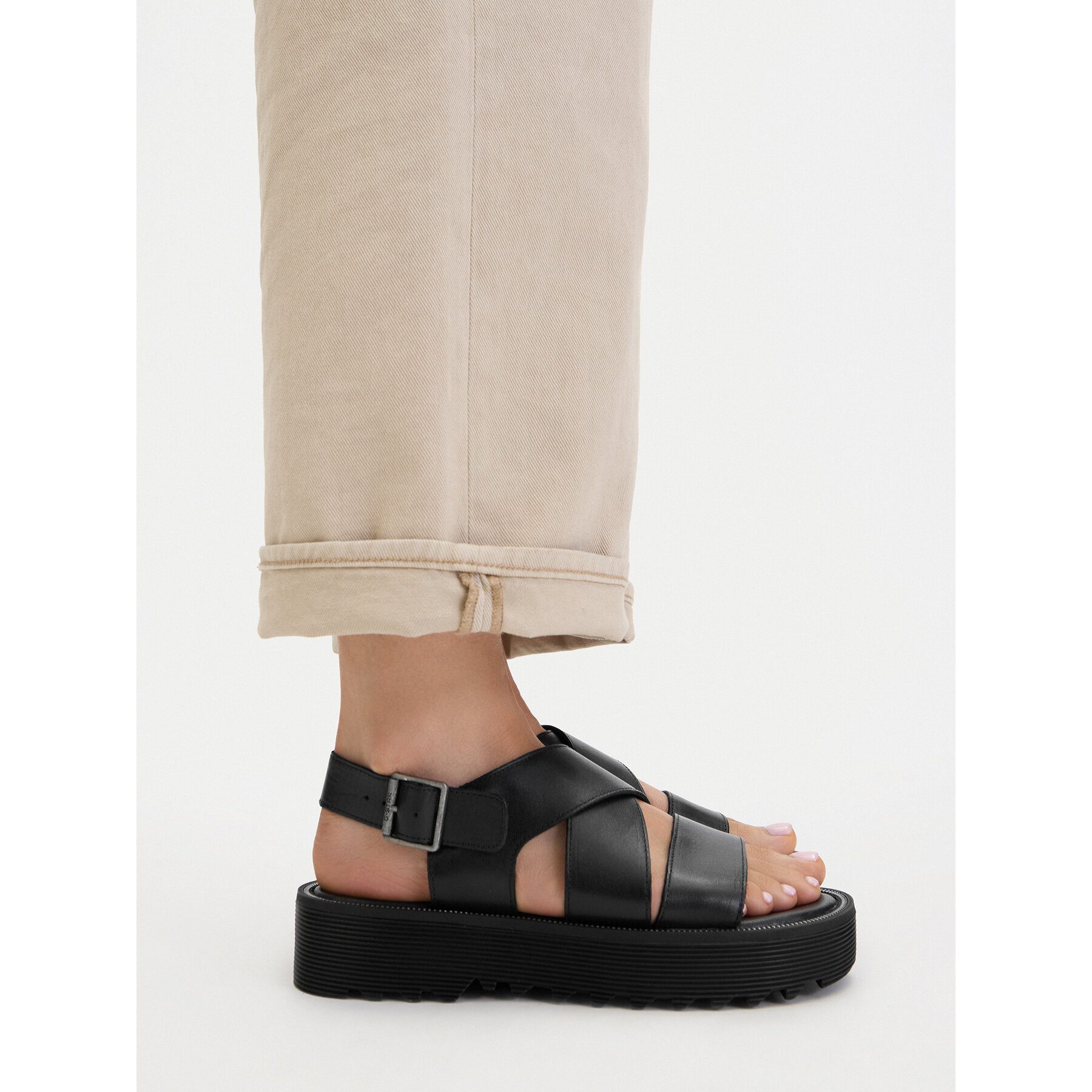 G-STAR G Star Raw Damen-Sandalen Schwarz Sandale – Bild 2 von 4