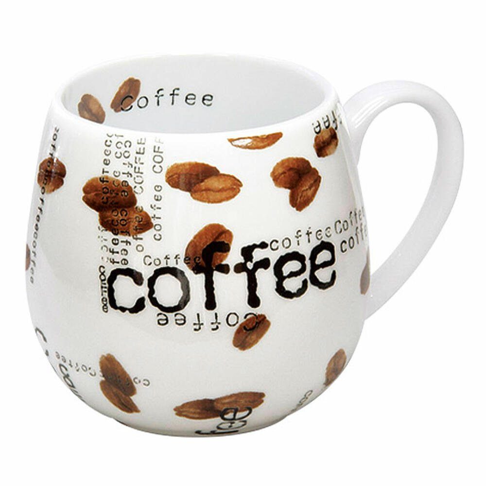 Könitz Becher Coffee Collage Kuschelbecher 420 ml, Porzellan