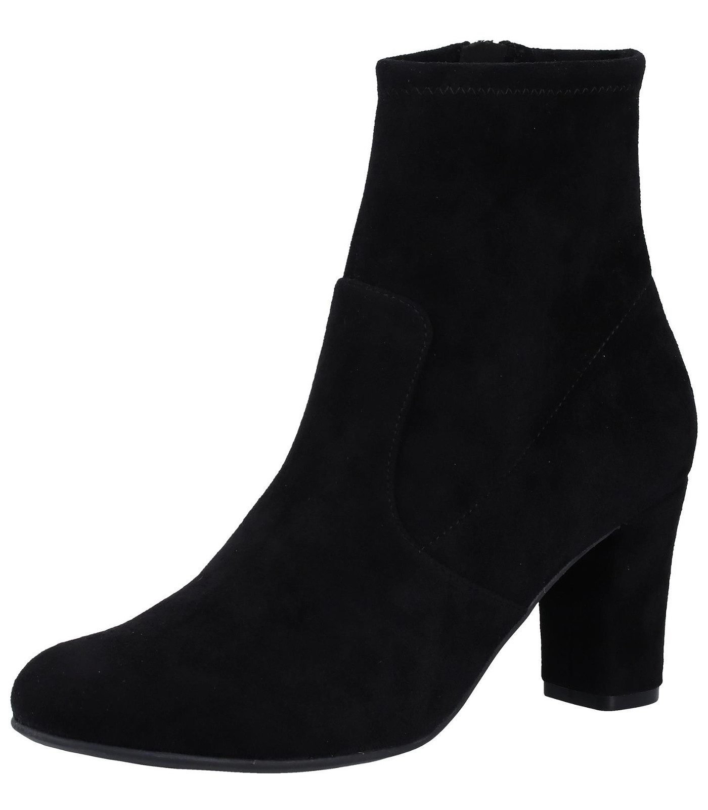CAPRICE Stiefelette – G-Weite, Mit Memory-Schaum-Fußbett, Leder & Textil