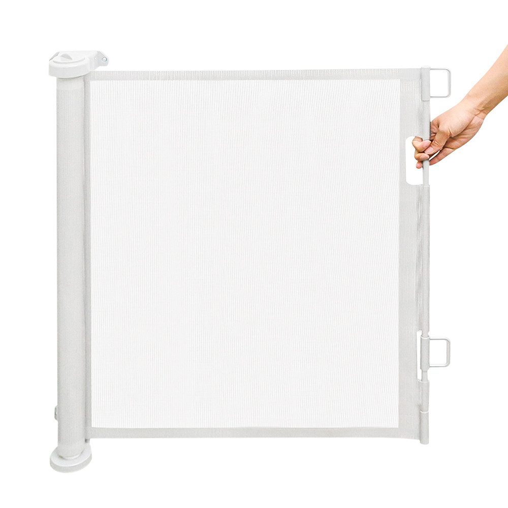 JEOBEST Treppenschutzgitter Türschutzgitter Ausziehbar 0-150CM Treppenschut günstig online kaufen