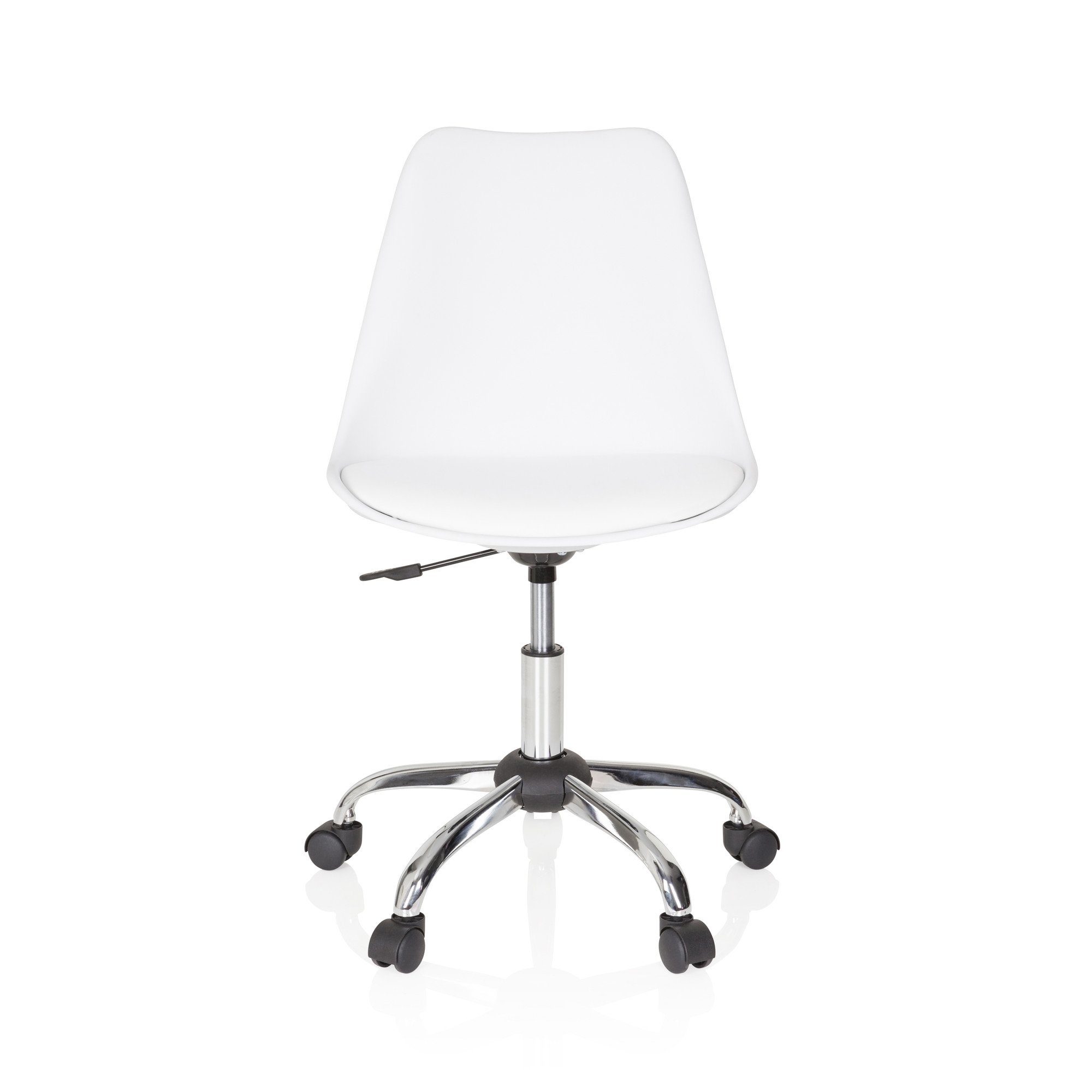 hjh OFFICE Drehstuhl Home Office Bürostuhl FANCY PRO Kunstleder (1 St), Schreibtischstuhl ergonomisch Weiß