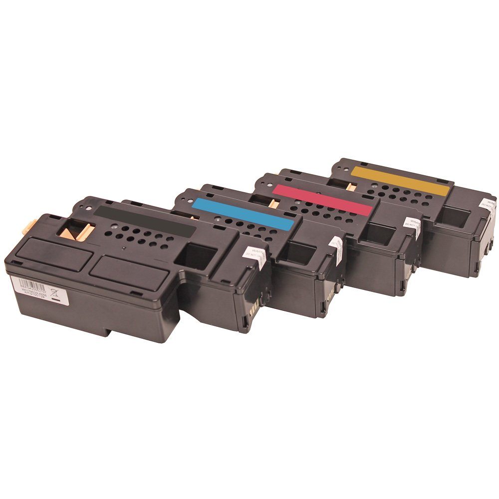 ABC Tonerkartusche, Kompatibles Set 4x Toner für Dell 1250 1350 1355 C1760 C1765 1250c