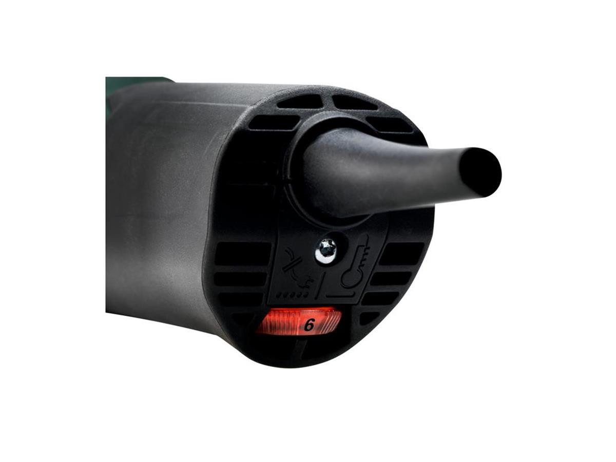 metabo Winkelschleifer WEV 11-125 Quick, max. 10500 U/min, (Set, 5 tlg), mit Drehzahlregelung und patentiertem Staubschutz