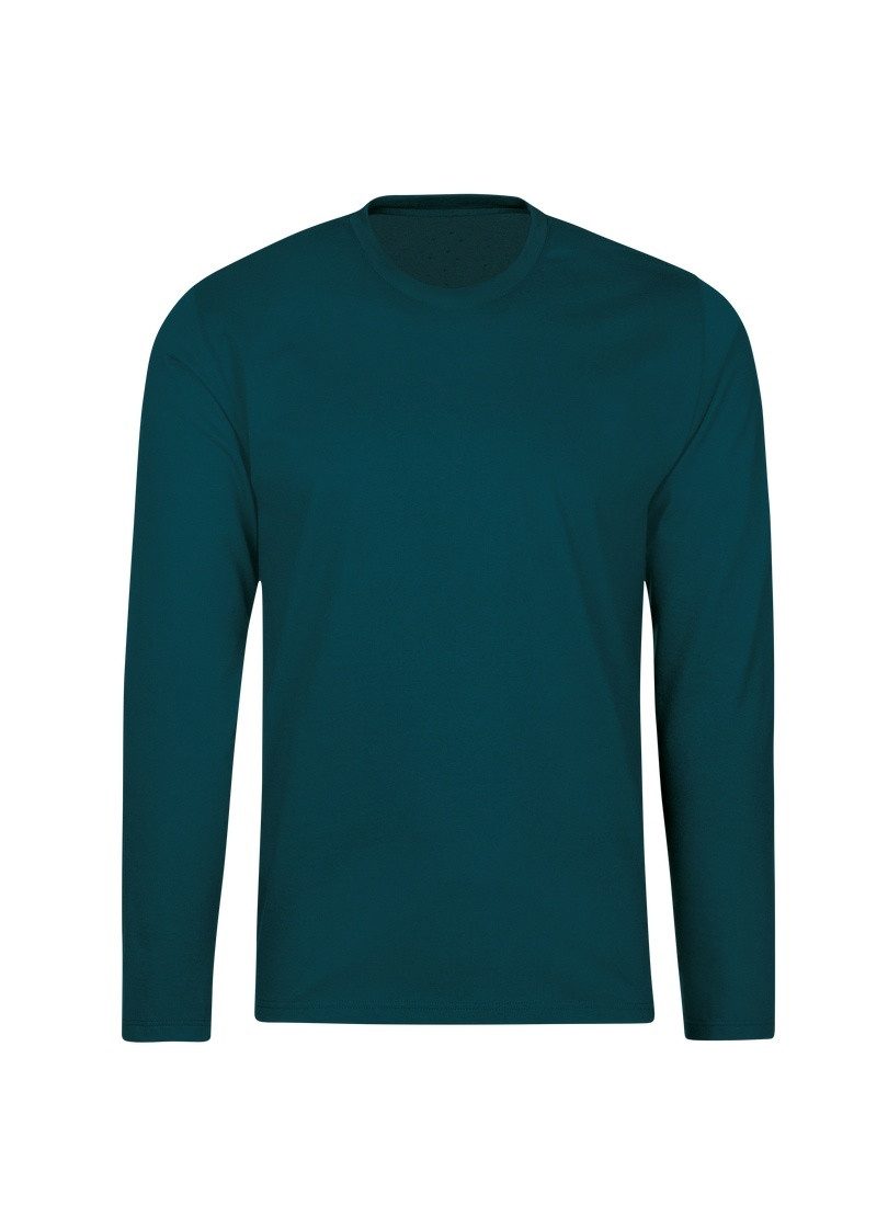 Trigema T-Shirt TRIGEMA Langarmshirt aus 100% Baumwolle (1-tlg) – Bild 2 von 3