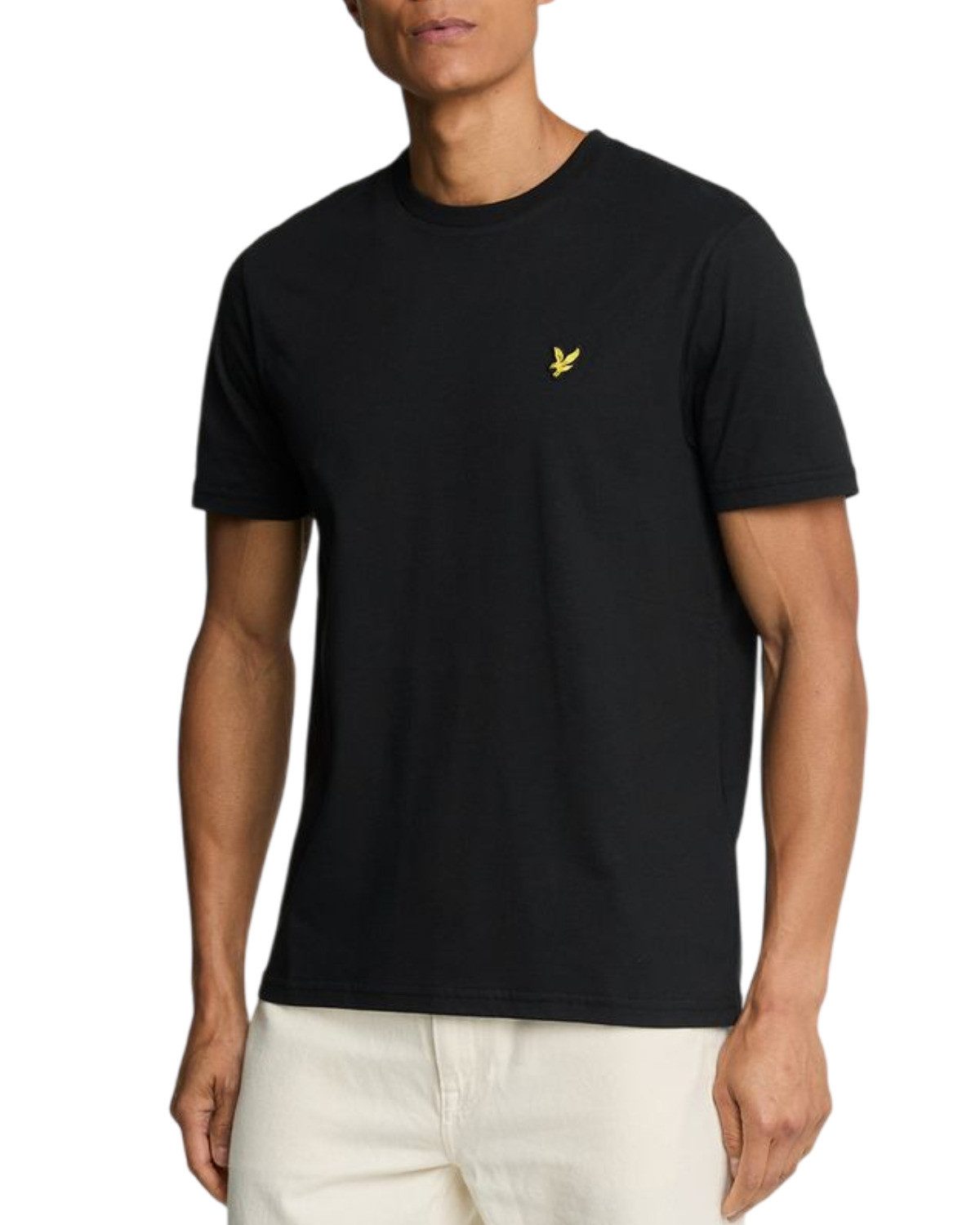 T-Shirt Basic Herren, 100% Baumwolle, Gerader Schnitt