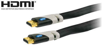 Schwaiger HDMF30 533 HDMI-Kabel, HDMI-Stecker, (300 cm), 3D tauglich