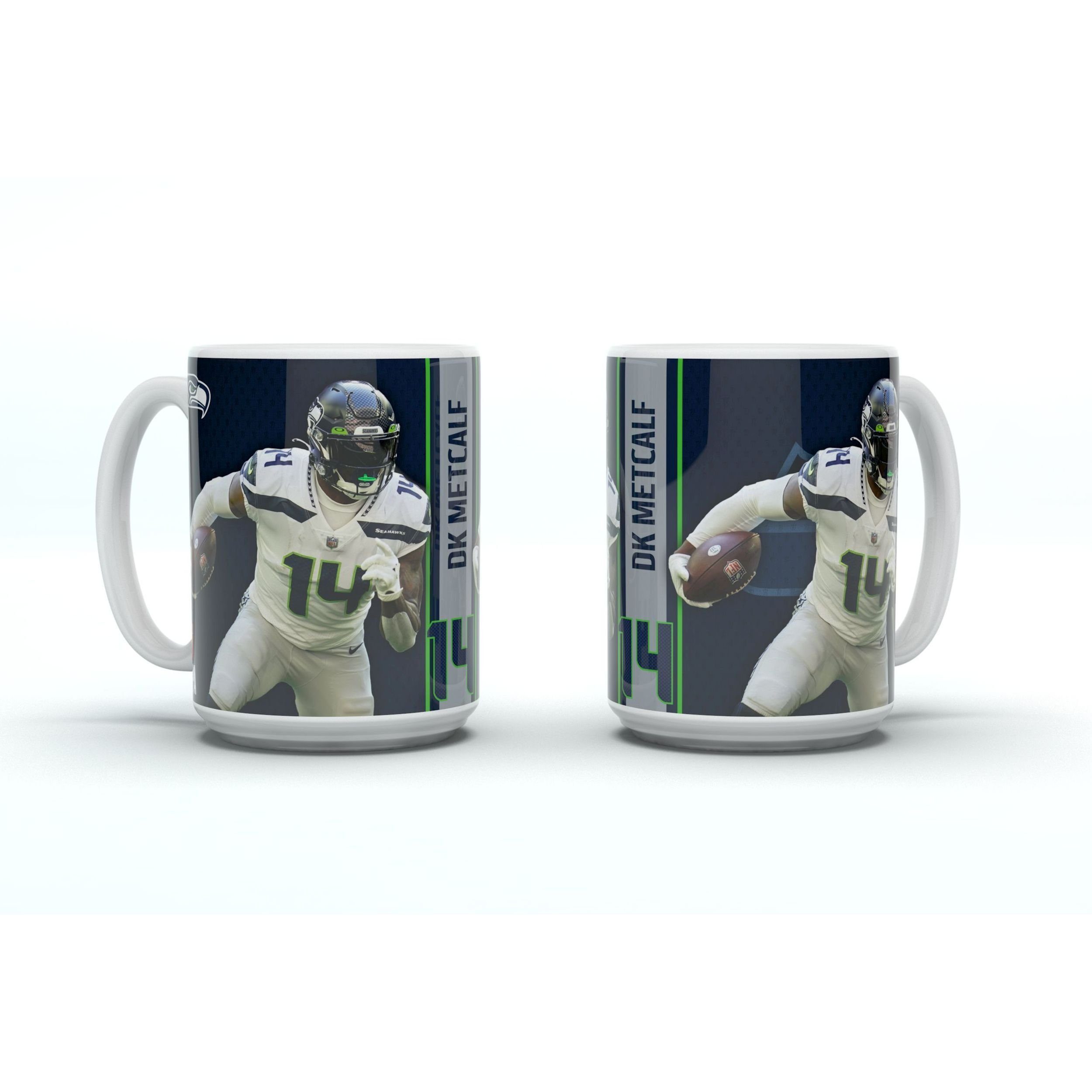 Great Branding Tasse Tasse Metcalf 45 MOTION K. Seattle Seahawks D. NFL