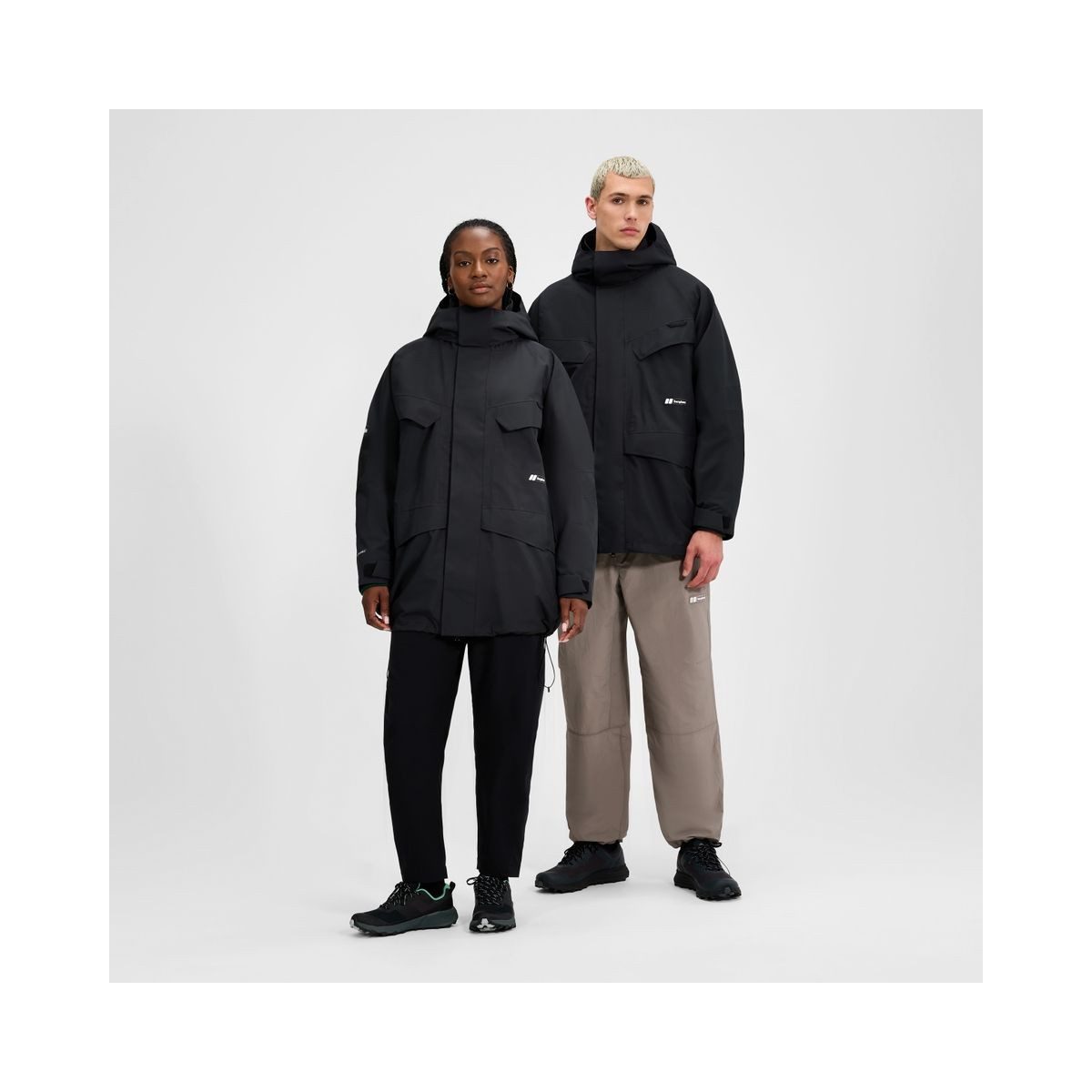 Berghaus 3-in-1-Funktionsparka Volcanism Parka AM Wasserdichte, atmungsaktive Herren-Parka mit verstellbarer Kapuze und