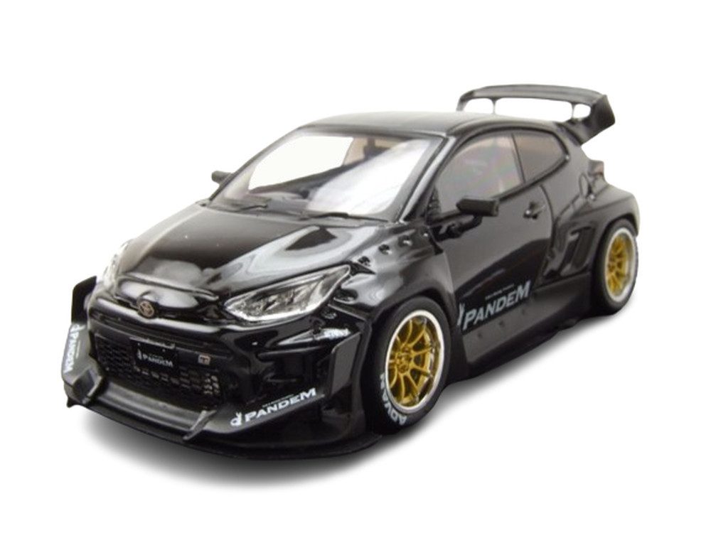 ixo Models Modellauto Toyota Pandem GR Yaris schwarz, Maßstab 1:43