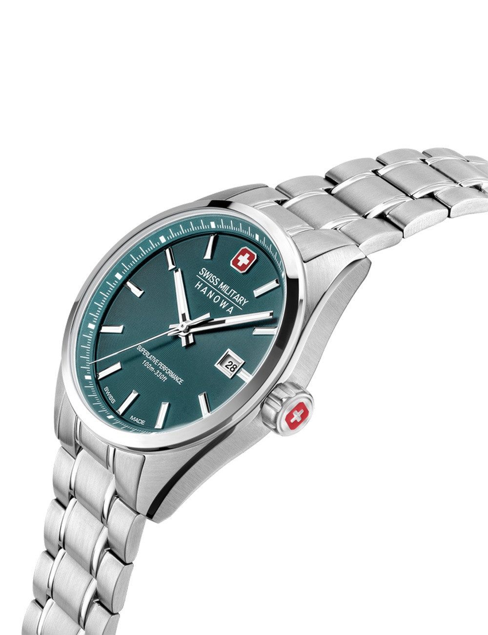 Swiss Military Hanowa Quarzuhr Swiss Military Hanowa SMWGH0004104 Herrenuhr Pioneer 41mm 10ATM Swiss Military Hanowa SMWGH0004104 Herrenuhr Pioneer 41mm 10ATM