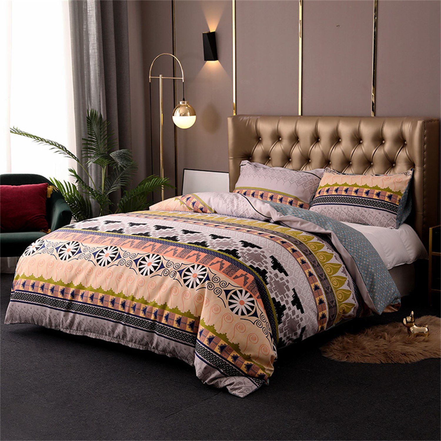 BYSURE Bettwäsche, Mikrofaser, 3 teilig, Boho günstig online kaufen