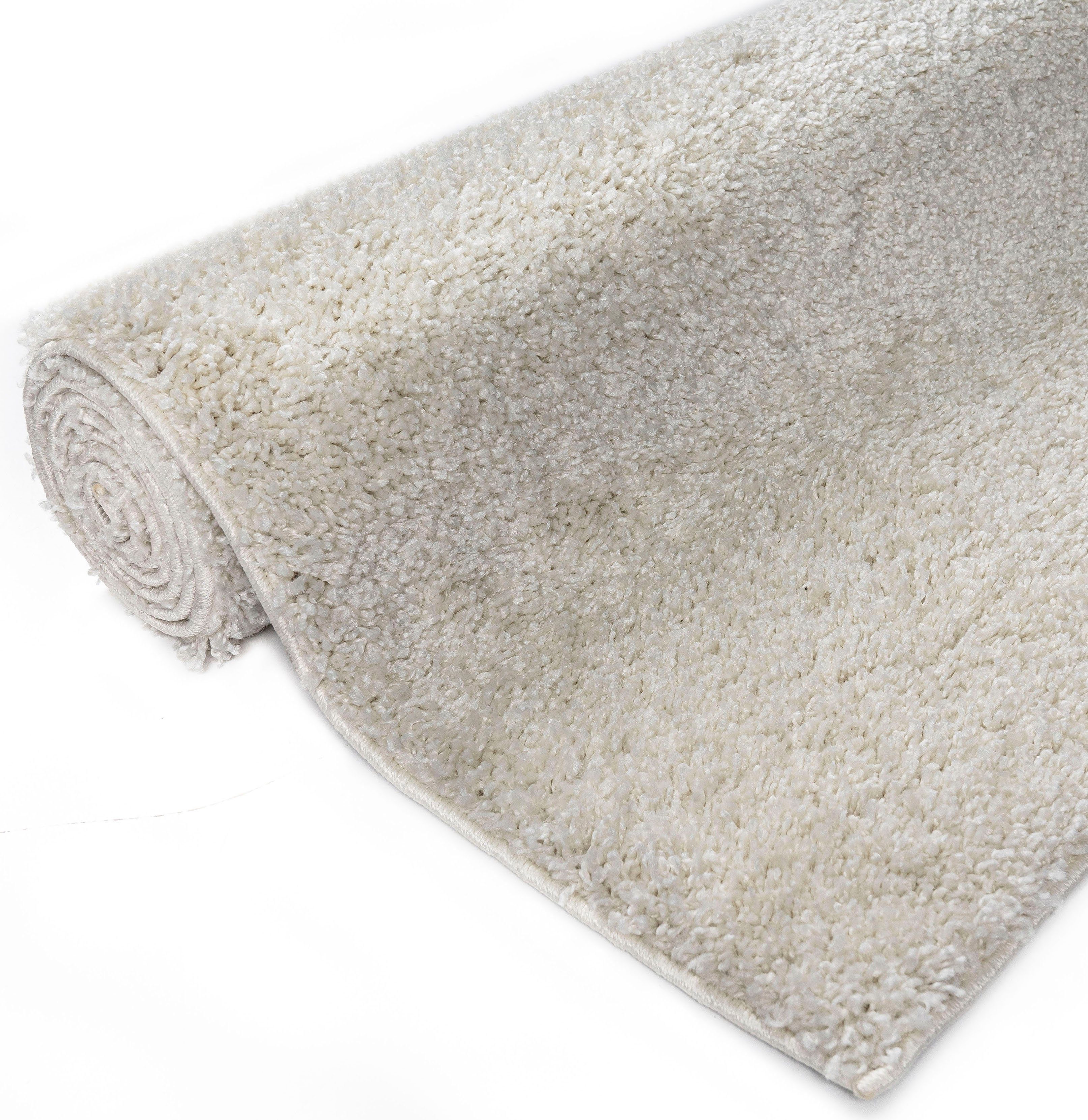 OTTO home Hochflor-Teppich Aviv, in Standard- und Premium-Qualität, 30 mm oder 45 mm Höhe, rechteckig, Uni Farben, einfarbig, weich, kuschelig, Läufer, Kundenli – Bild 5 von 5