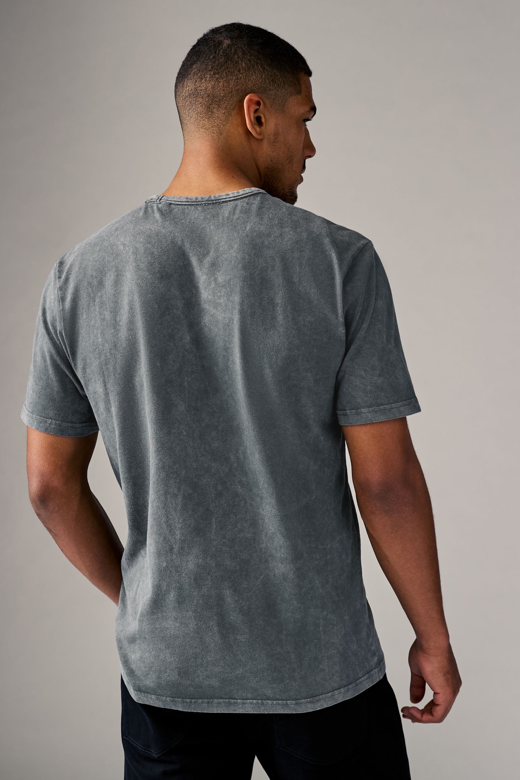Next T-Shirt Regular Fit Band-T-Shirt mit günstig online kaufen