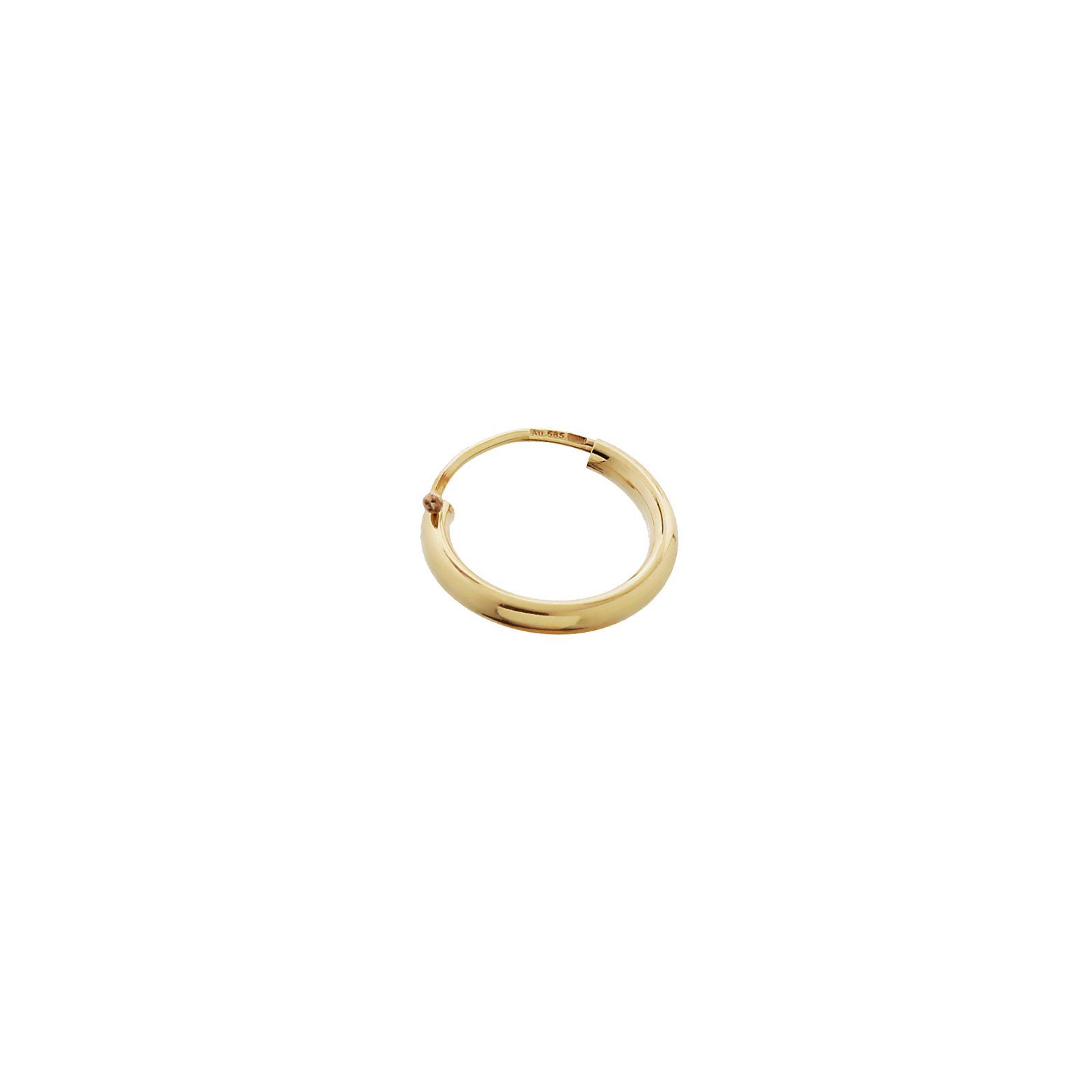 Ohrring 1,8m Gelbgold Einzel 585 Ohrschmuck Creole Single-Creole NKlaus