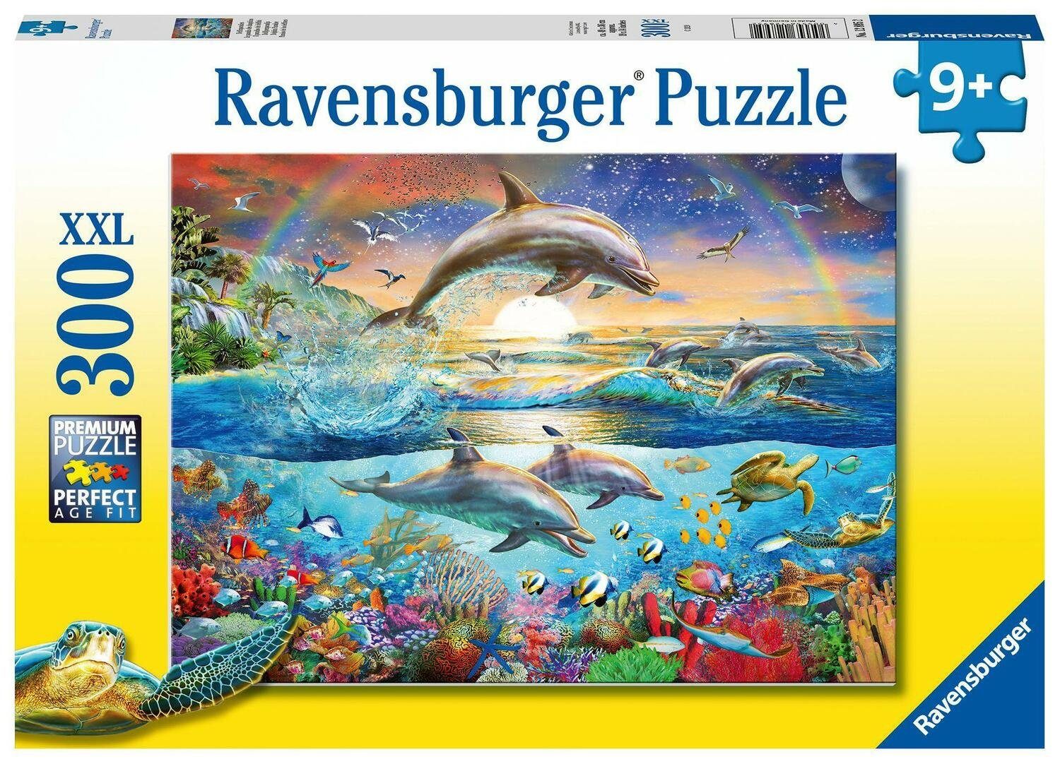 Ravensburger Puzzle Ravensburger Kinderpuzzle -..., - 12895 Puzzleteile 300 Delfinparadies