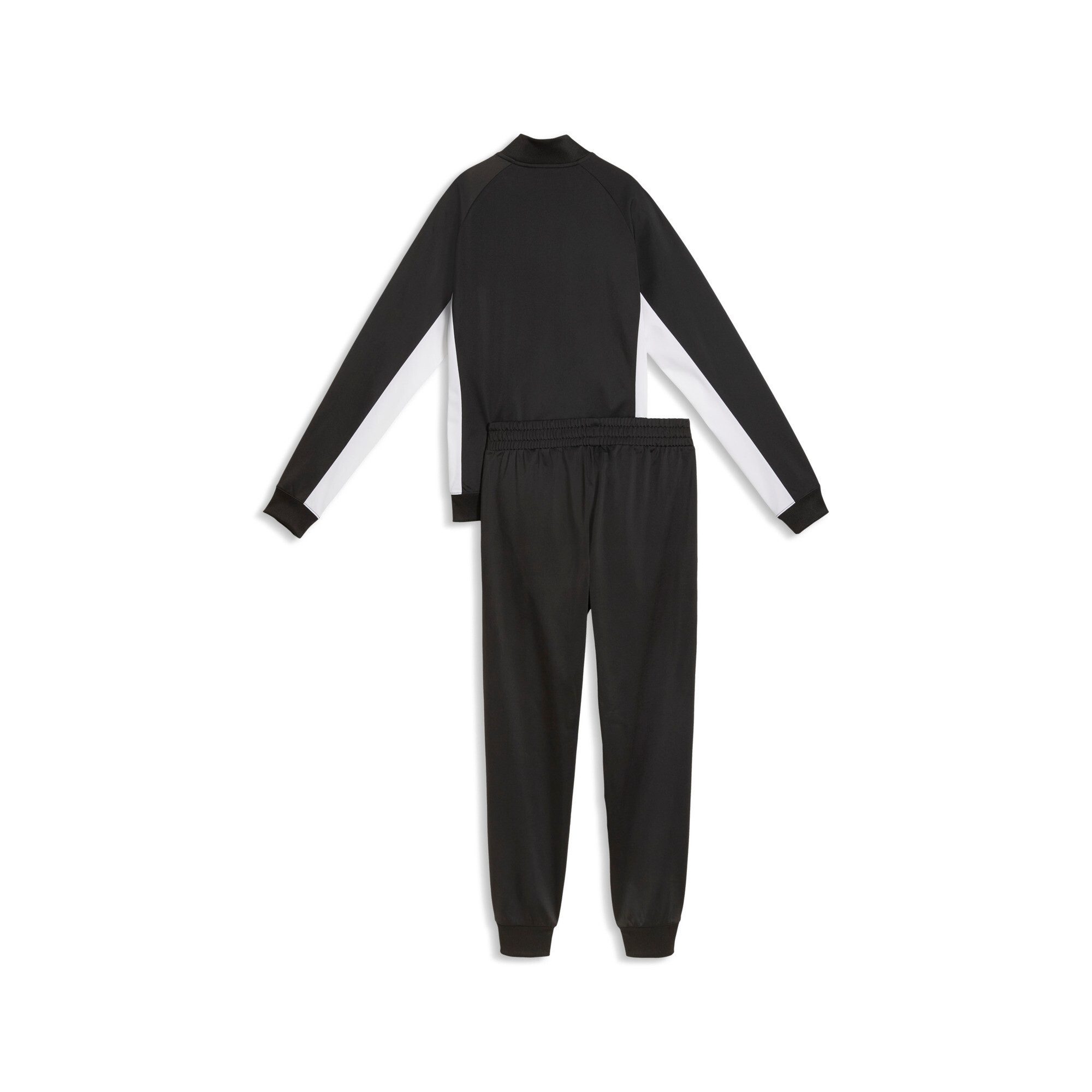 PUMA Trainingsanzug POLY BASEBALL SUIT CL (2-tlg), zweiteiliges Set, Langarm-Oberteil, mit Knopfleiste, Regular Fit