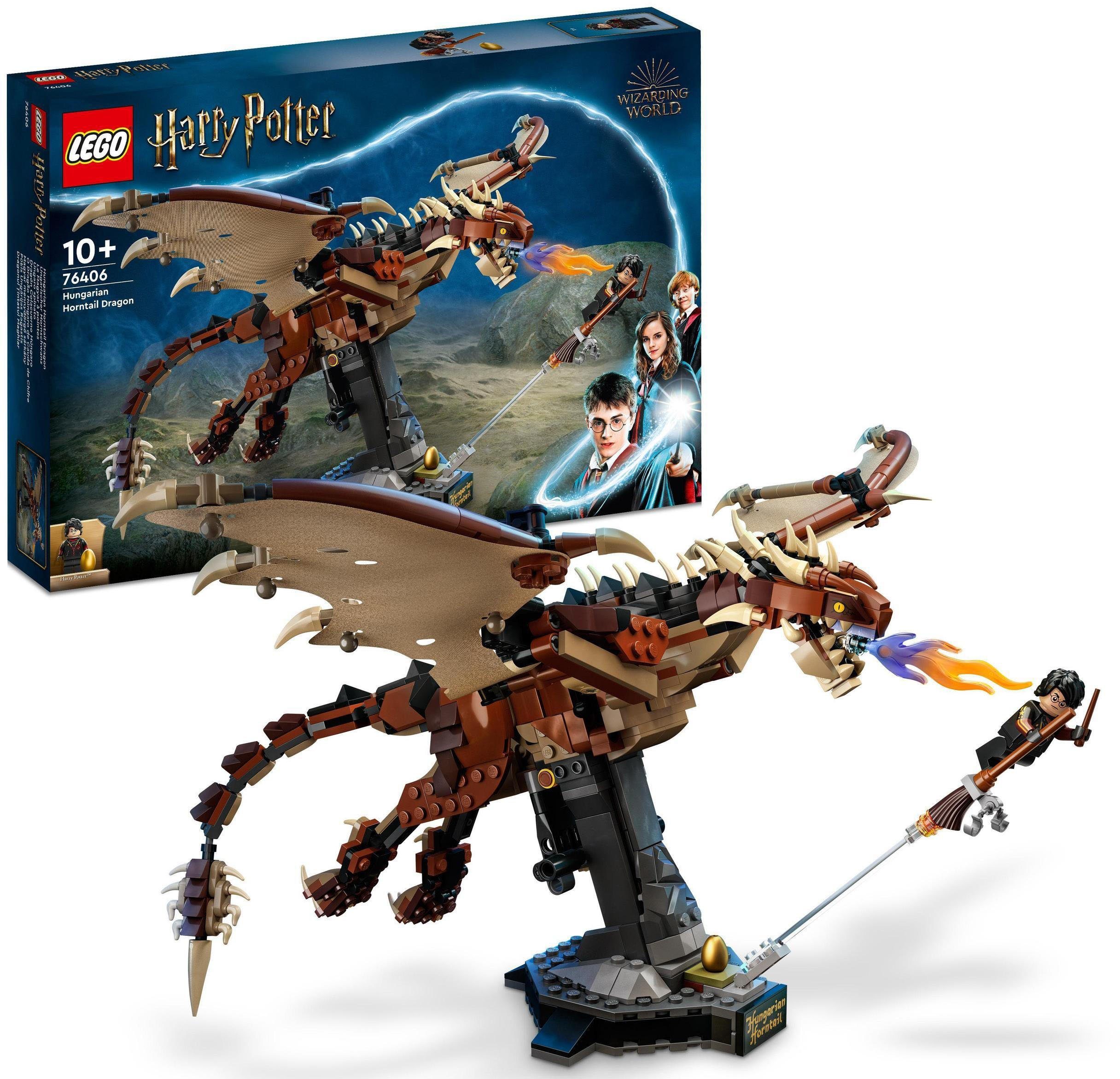 LEGO® Ungarischer St), Konstruktionsspielsteine Harry Hornschwanz Potter, Europe (76406), (671 Made in LEGO®