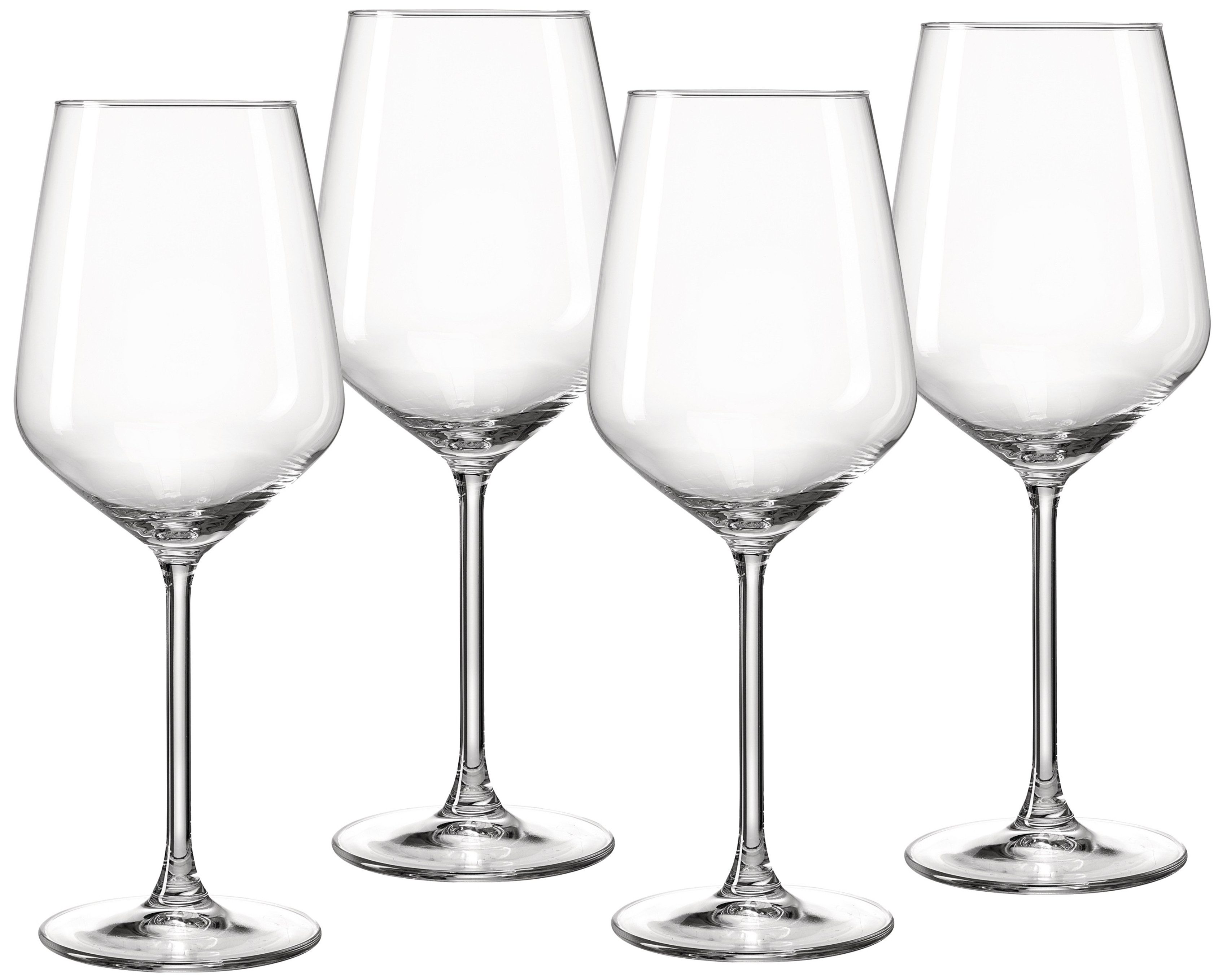 Ritzenhoff & Breker Weißweinglas Rumba, 4-tlg., Glas, 4er Set, je 370 ml